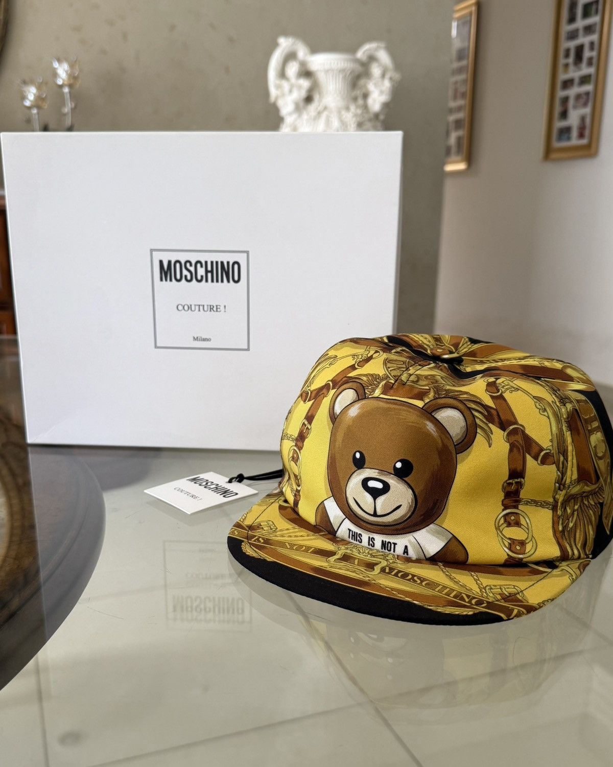 Moschino Moschino Teddy Bear Hat Size ONE SIZE - 1 Thumbnail