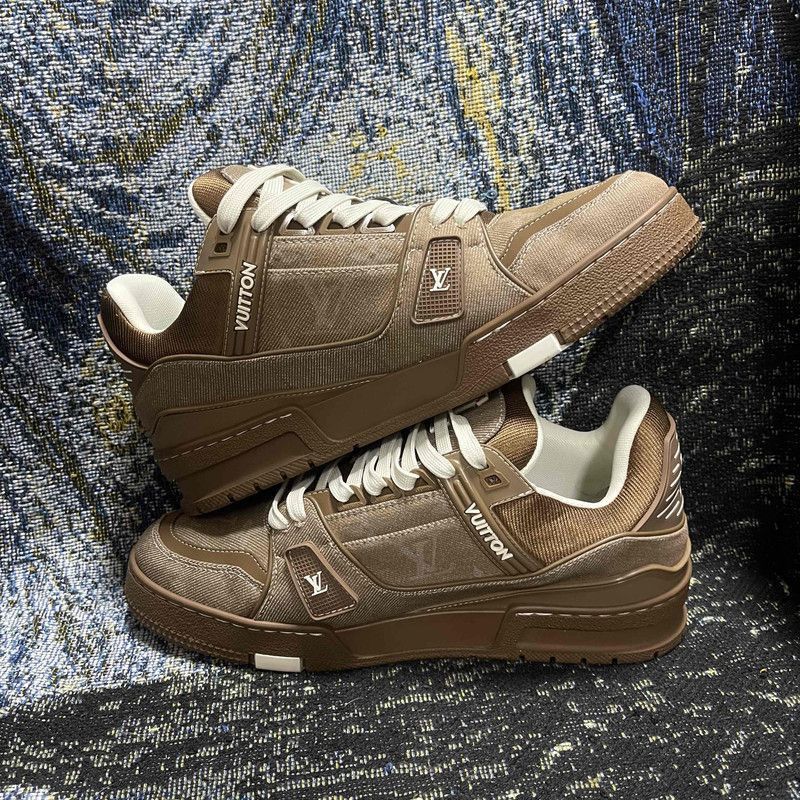 Louis Vuitton Louis Vuitton Trainer Low-Top Canvas Sneakers -2508 Size US 8.5 / EU 41-42 - 7 Thumbnail