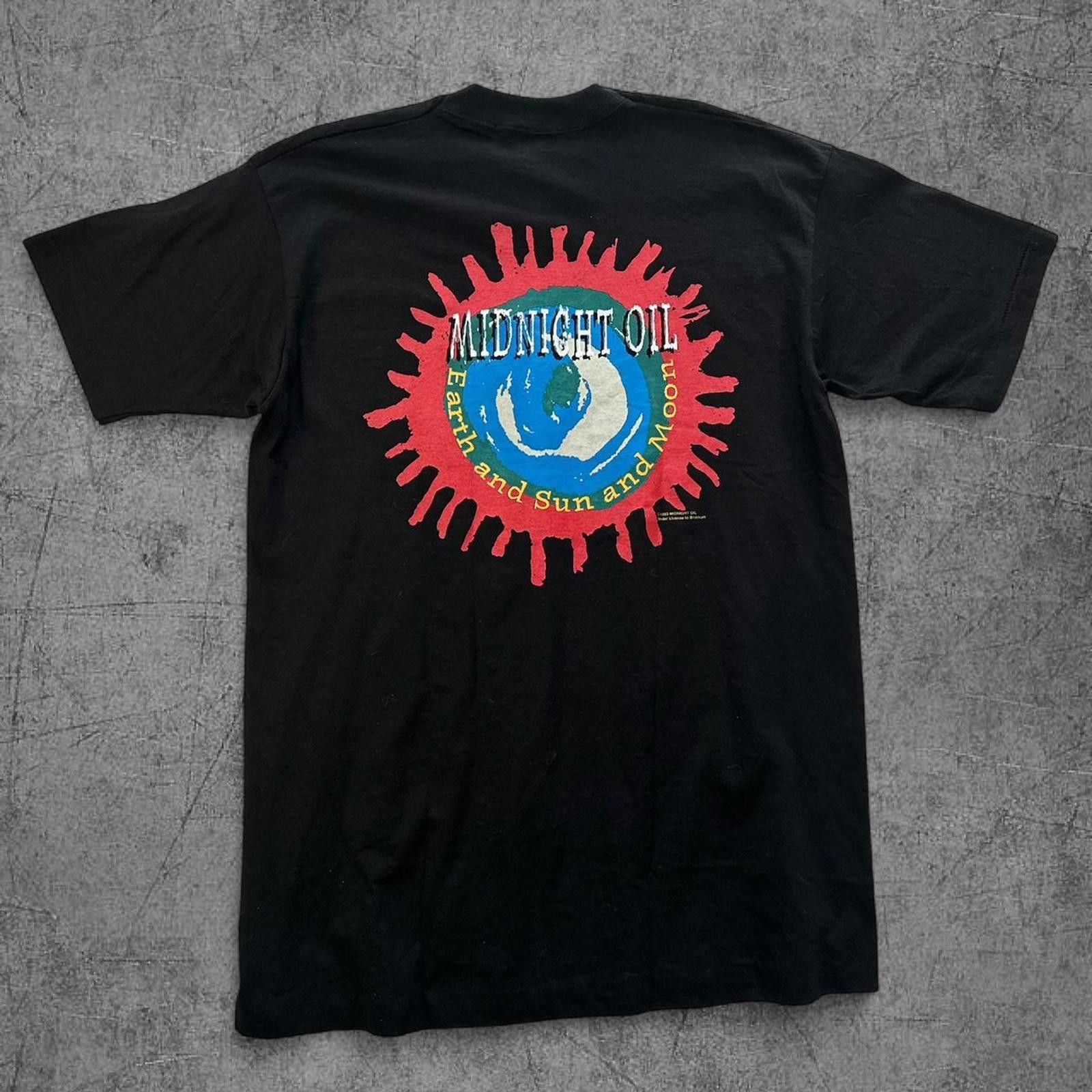Band Tees 1993 Midnight Oil Tour Tee Size US L / EU 52-54 / 3 - 5 Thumbnail