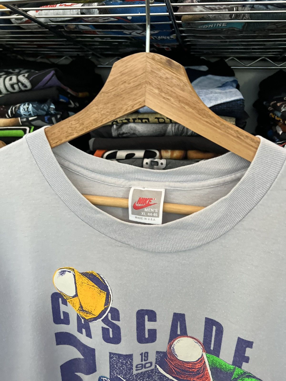 Nike 1990 Cascade Run Off Single Stitch Tee Size US XL / EU 56 / 4 - 3 Thumbnail