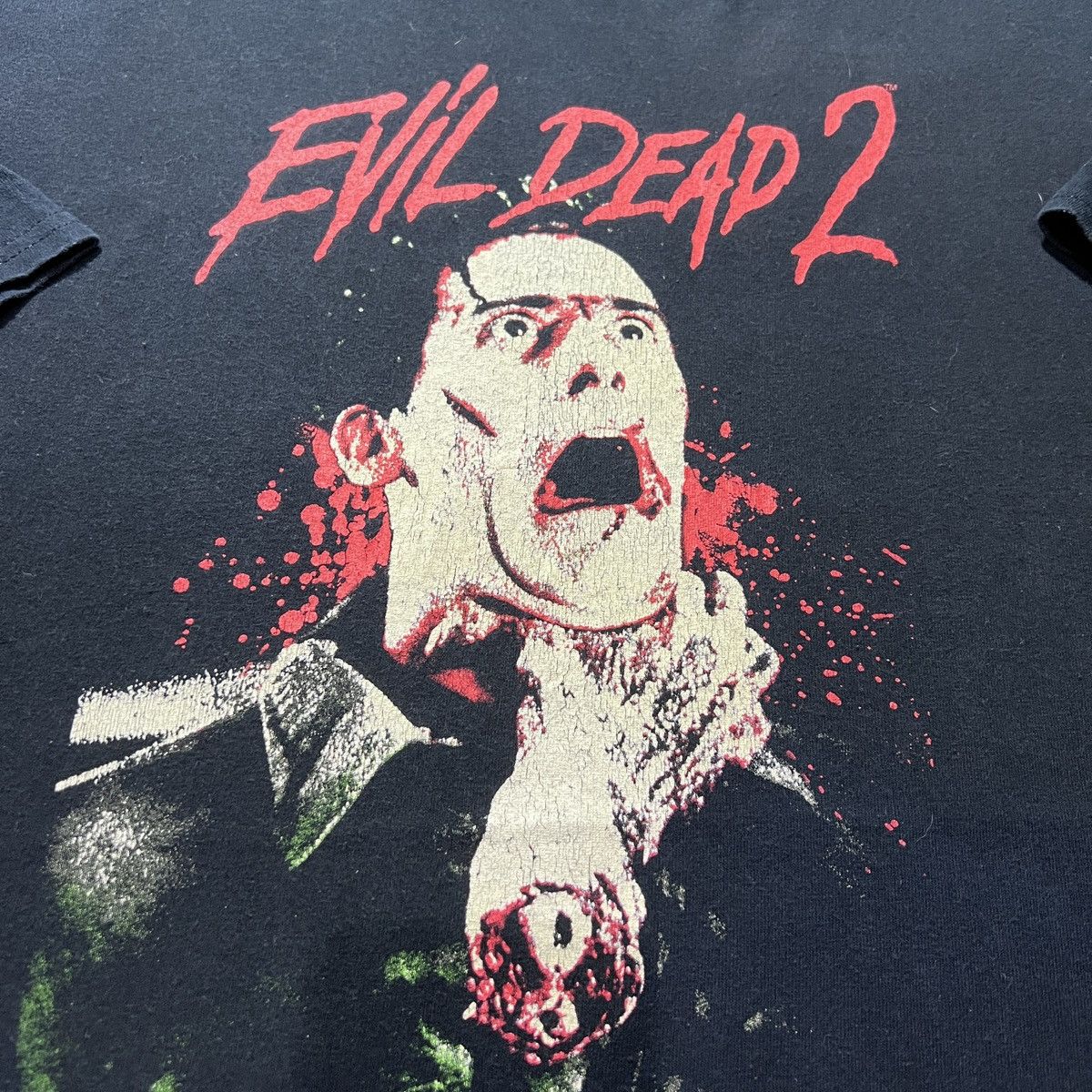 Expert Horror Y2K Evil Dead 2: Dead by Dawn Promo Movie Tee 2XL Oversized Size US XXL / EU 58 / 5 - 5 Thumbnail