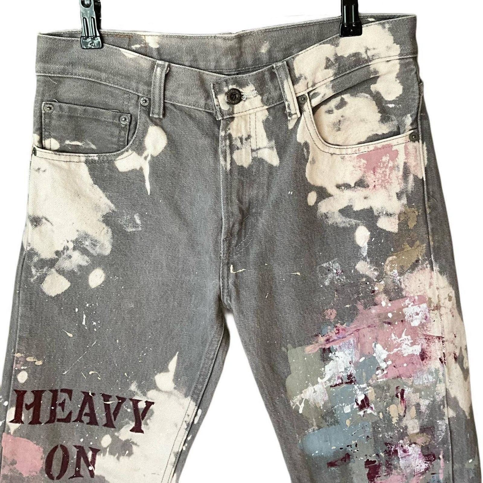 Levi's grunge punk reworked levi jeans Size US 29 - 4 Thumbnail