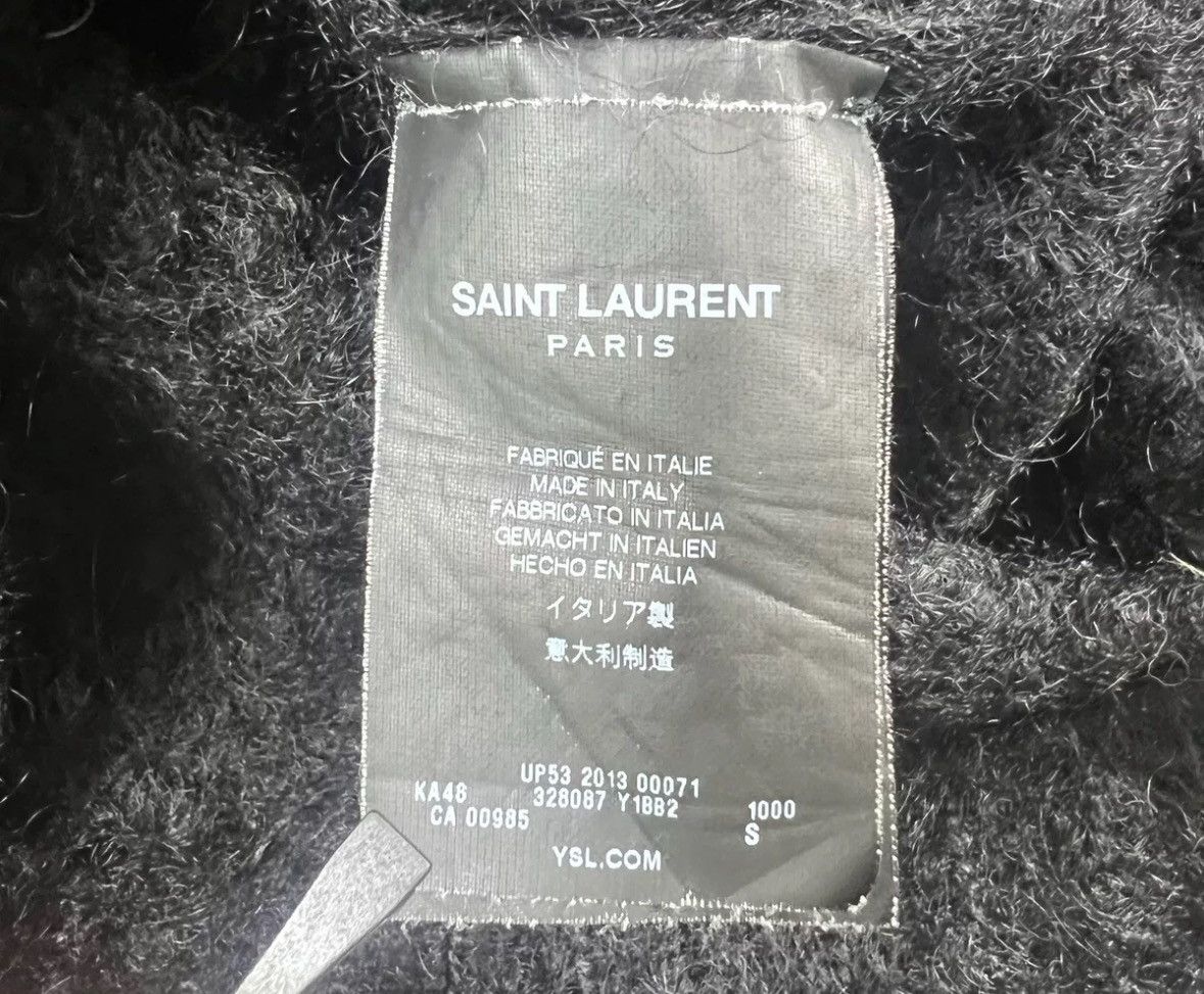 Saint Laurent Paris × Yves Saint Laurent Saint Laurent slp13fw Year 1 Black Warrior Pattern Sweater Size US S / EU 44-46 / 1 - 4 Thumbnail