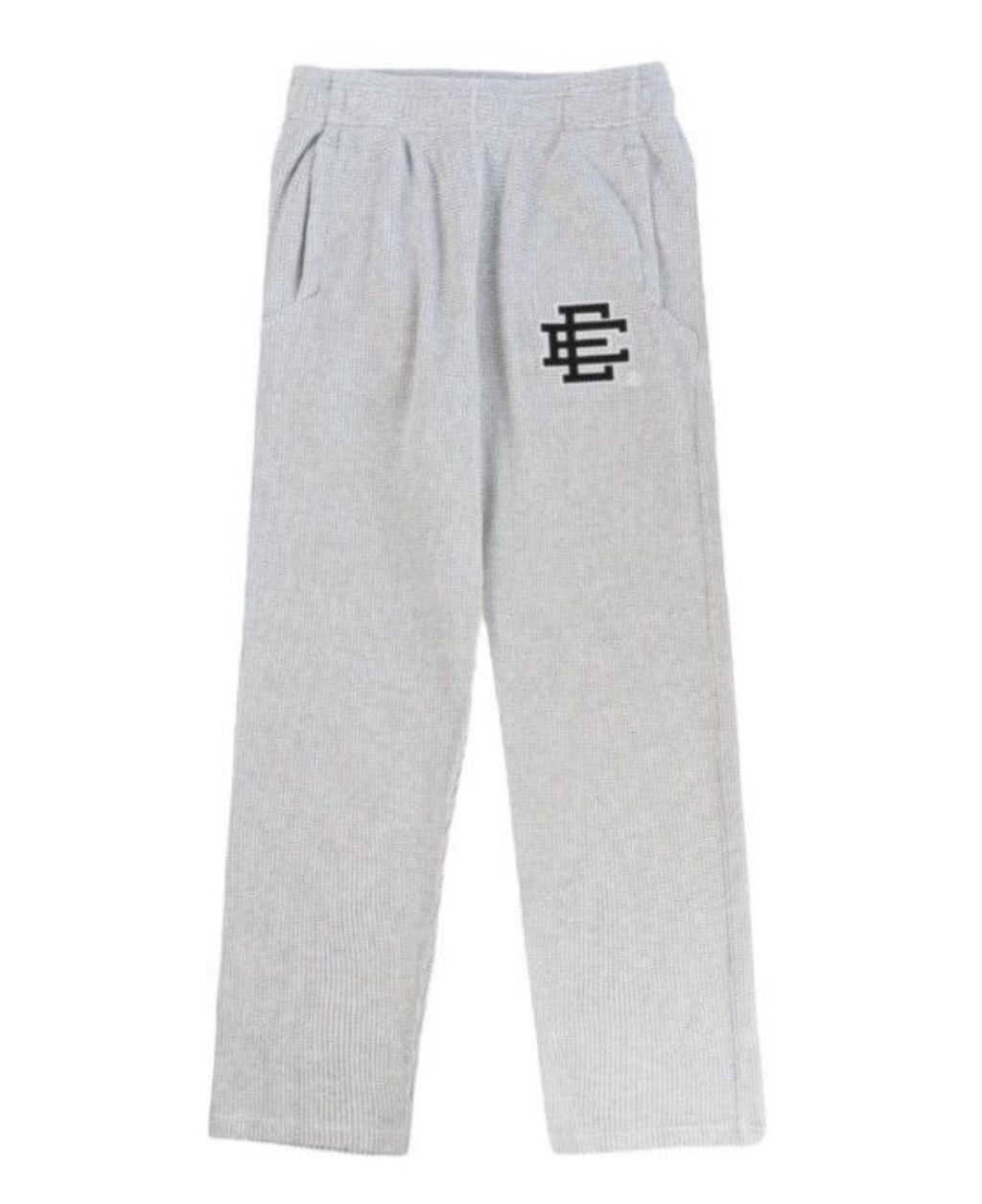 Eric Emanuel Eric Emanuel grey w black thermal waffle sweatpants large Size US 32 / EU 48 - 1 Thumbnail