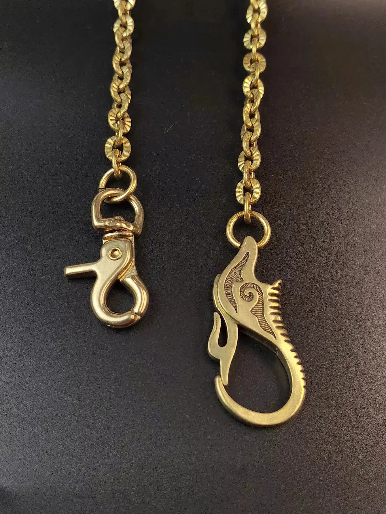 Jewelry Gothic Wallet chain keychain Jean Size ONE SIZE - 4 Thumbnail