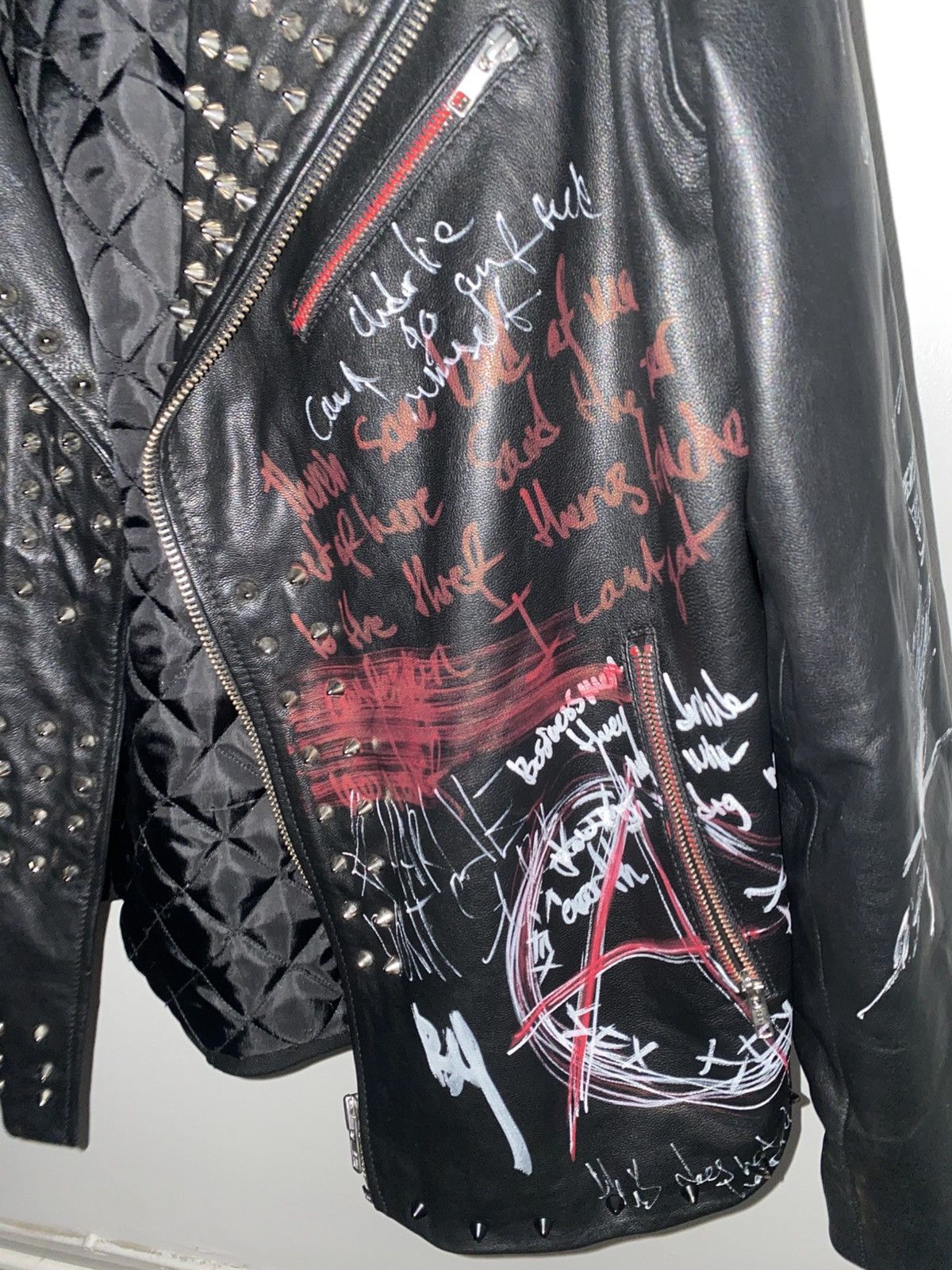 Other HENDRIX LEATHER JACKET (Aito Studios) (Custommade) Size US XXL / EU 58 / 5 - 5 Thumbnail