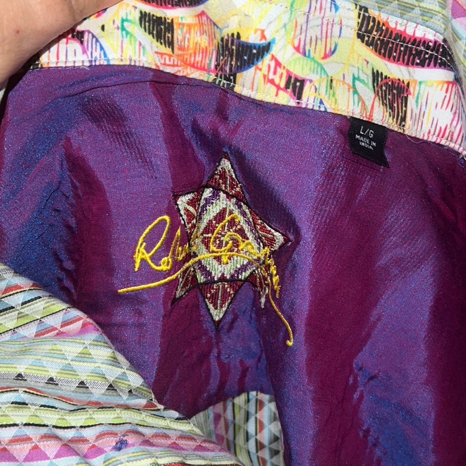 Robert Graham ROBERT GRAHAM diamond pattern button down flip cuff L Size US L / EU 52-54 / 3 - 2 Thumbnail
