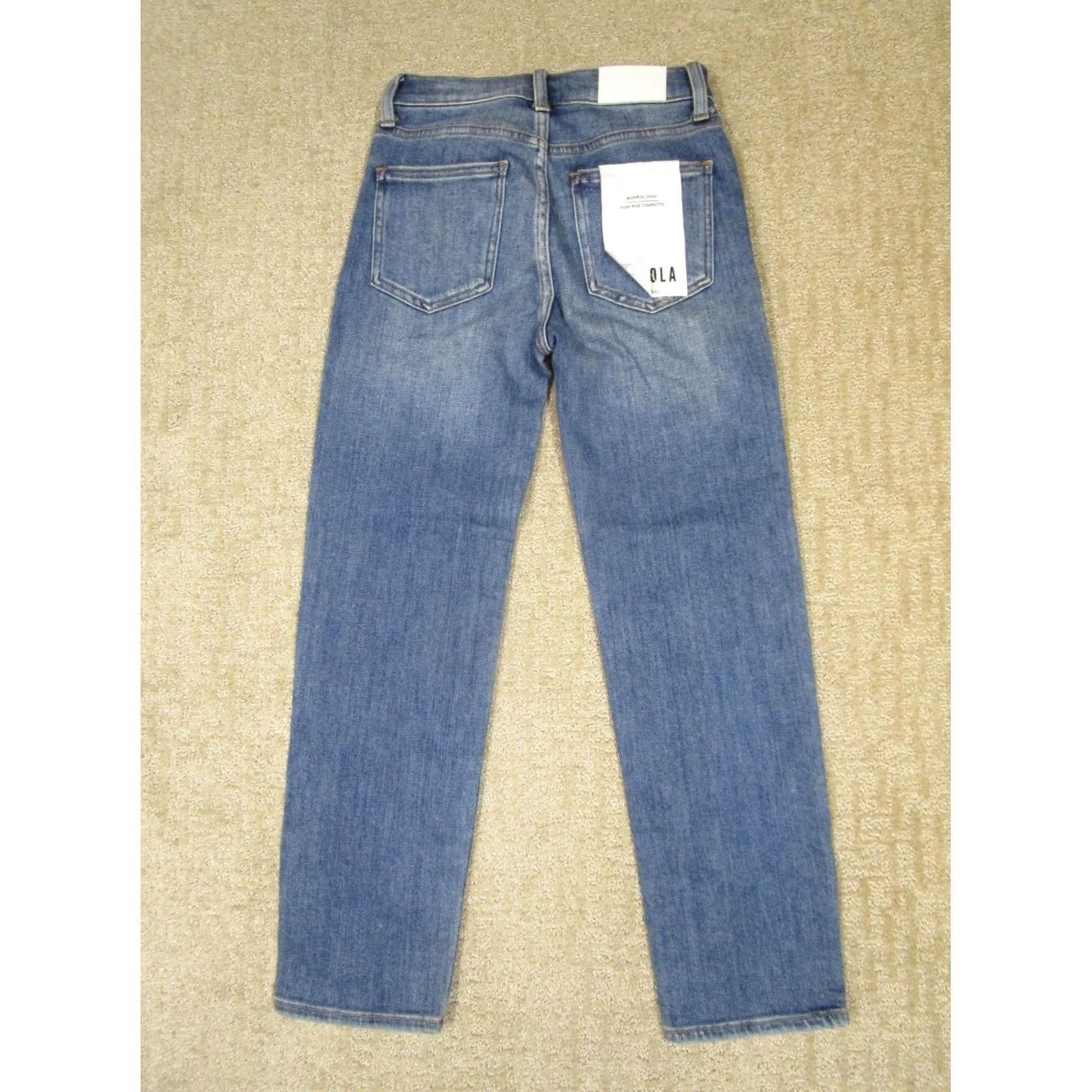 Pistola Pistola Jeans Women 24 Blue High Rise Cigarette Pants Light Wash Denim Stretch Jeans Size 42" / US 20 - 3 Thumbnail