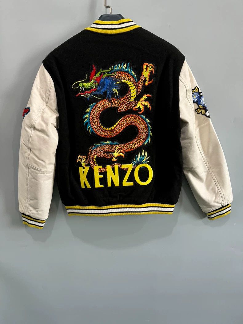 Kenzo KENZO Men's jacket, wide cut, black and white color block Size US S / EU 44-46 / 1 - 2 Thumbnail