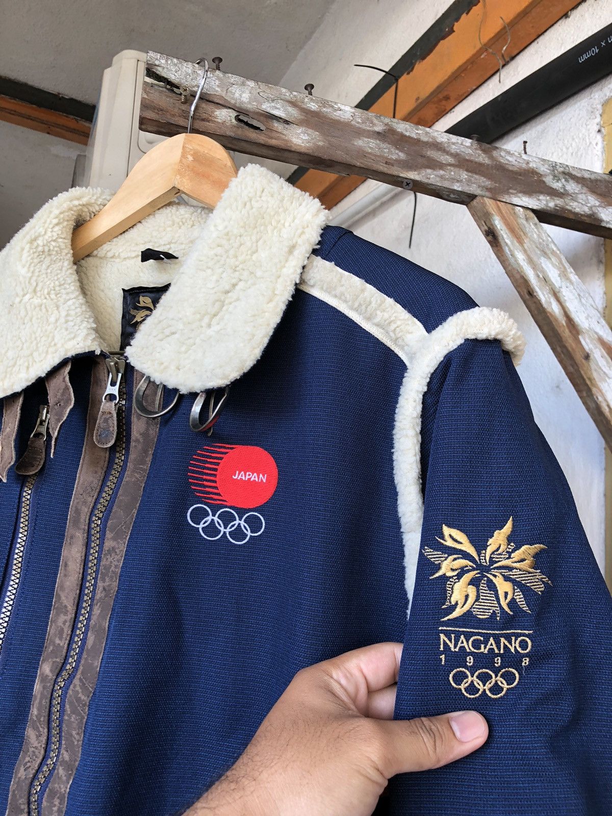 Vintage Vintage Mizuno 1998 Nagano Olympic Winter Jacket Japan Teams Size US M / EU 48-50 / 2 - 8 Thumbnail