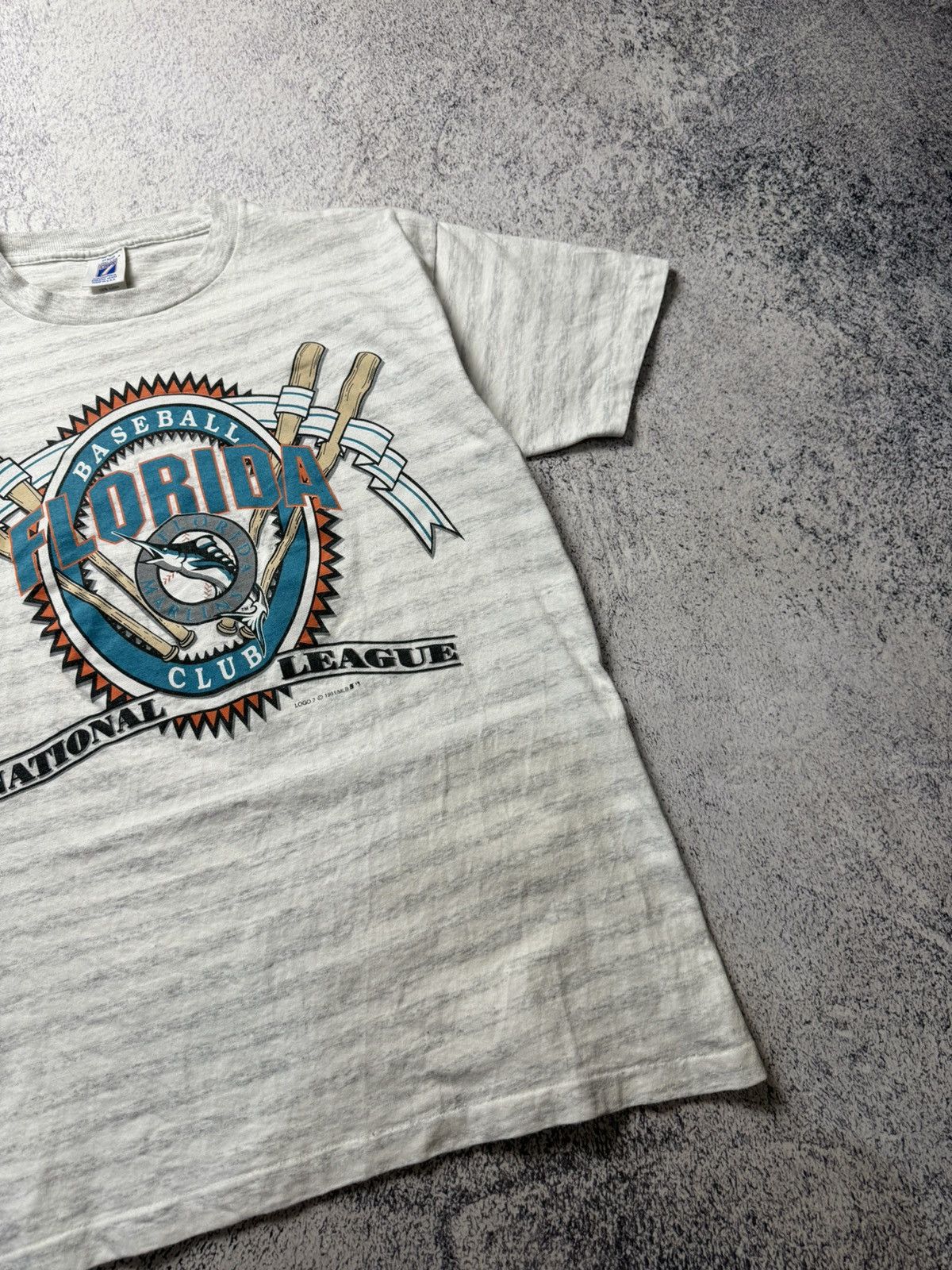 Vintage Florida Marlins Miami 90s Vtg Single Stitch Shirt Baseball Size US M / EU 48-50 / 2 - 7 Thumbnail