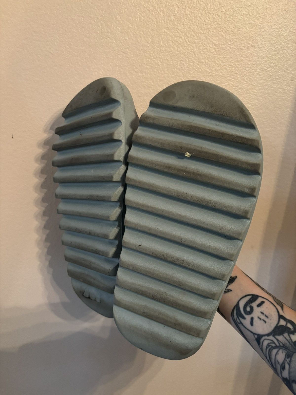 Yeezy Adidas Yeezy Slides 'Salt' Size US 7 / EU 40 - 5 Thumbnail