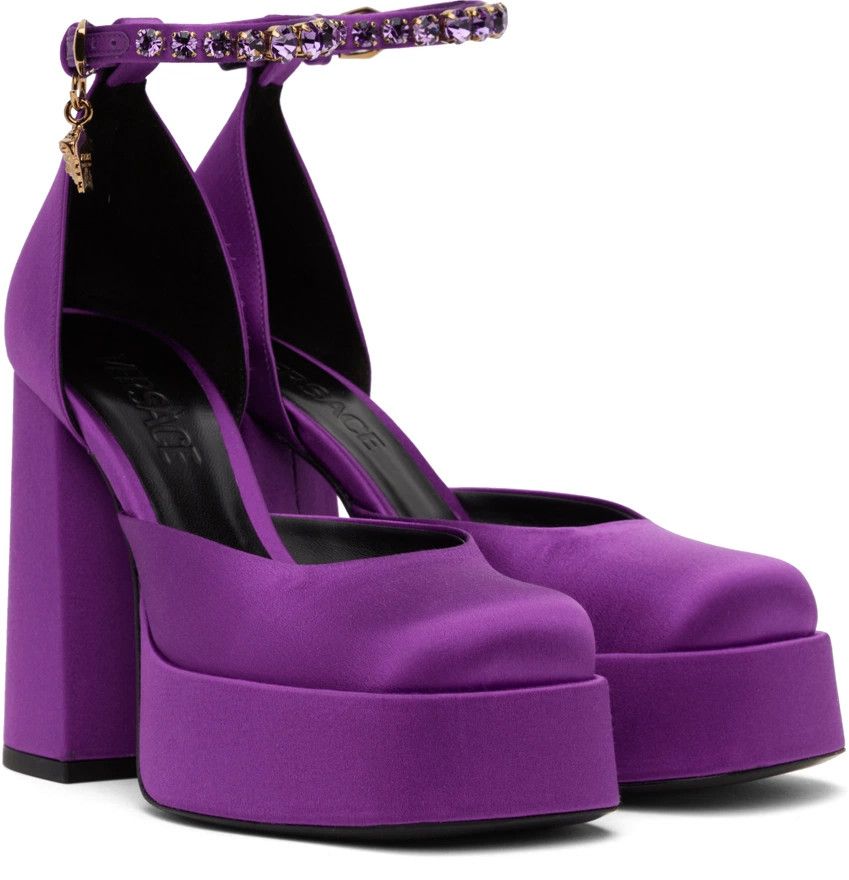 Versace o1y0226 Pumps in Purple Size US 9 / IT 39 - 3 Thumbnail