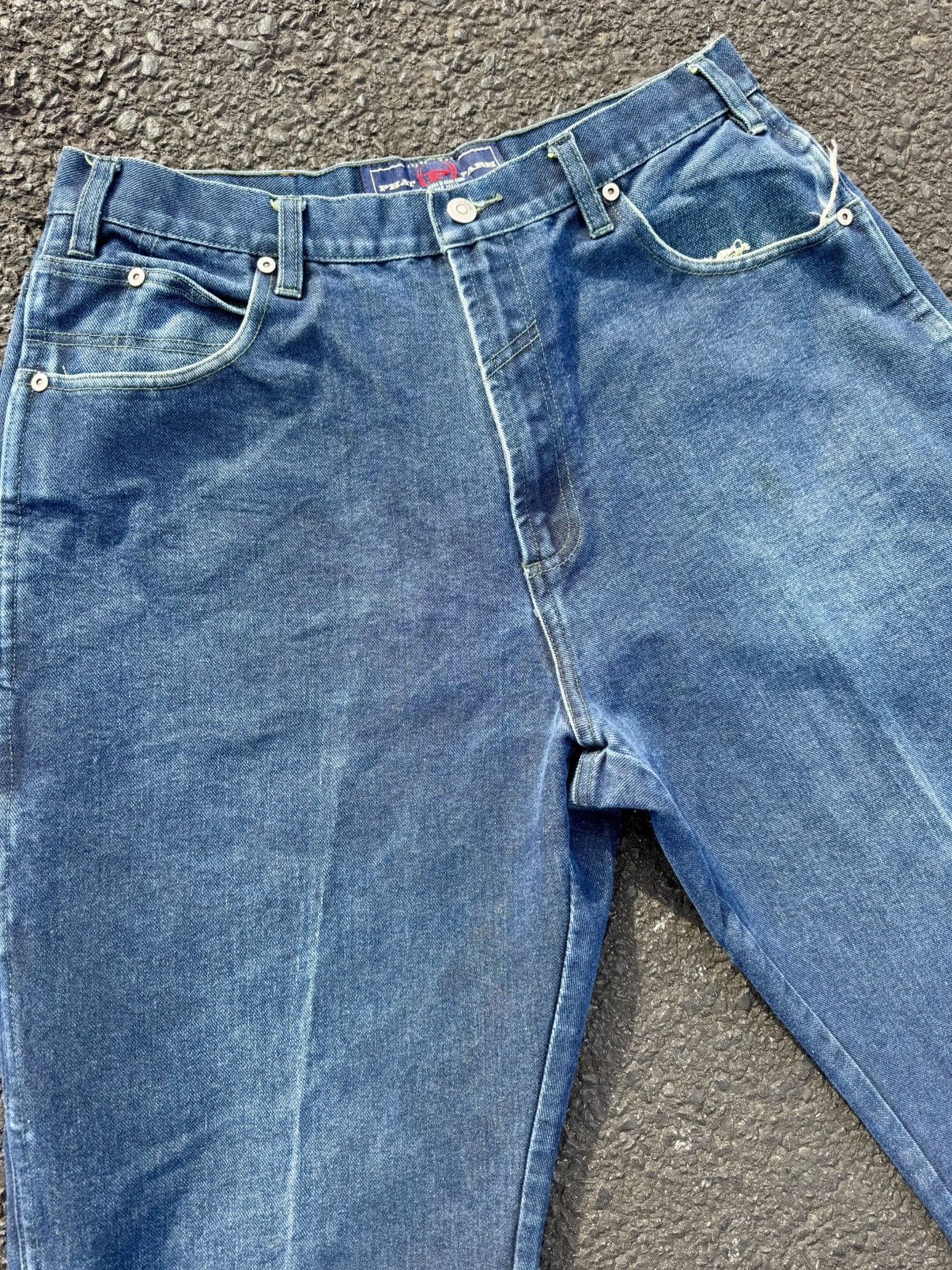 Phat Farm × Vintage Phat Farm Y2K Vintage Hip Hop Baggy Rap Def Jam Denim Jeans Size US 34 / EU 50 - 8 Thumbnail