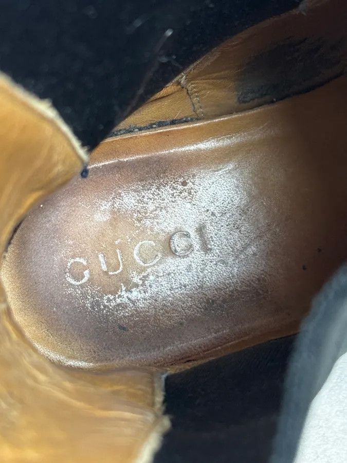 Gucci Gucci Black Minimalist Italian Leather Boots Size US 9.5 / EU 42-43 - 10 Thumbnail
