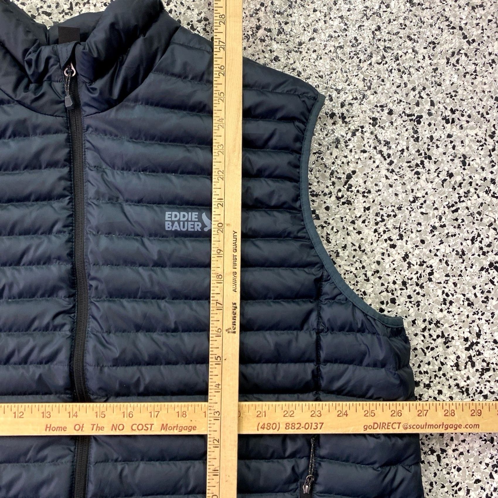 Eddie Bauer VINTAGE? No — Eddie Bauer Eb650 Down Vest Men 2XL Blue Satin? No Size US XXL / EU 58 / 5 - 2 Thumbnail