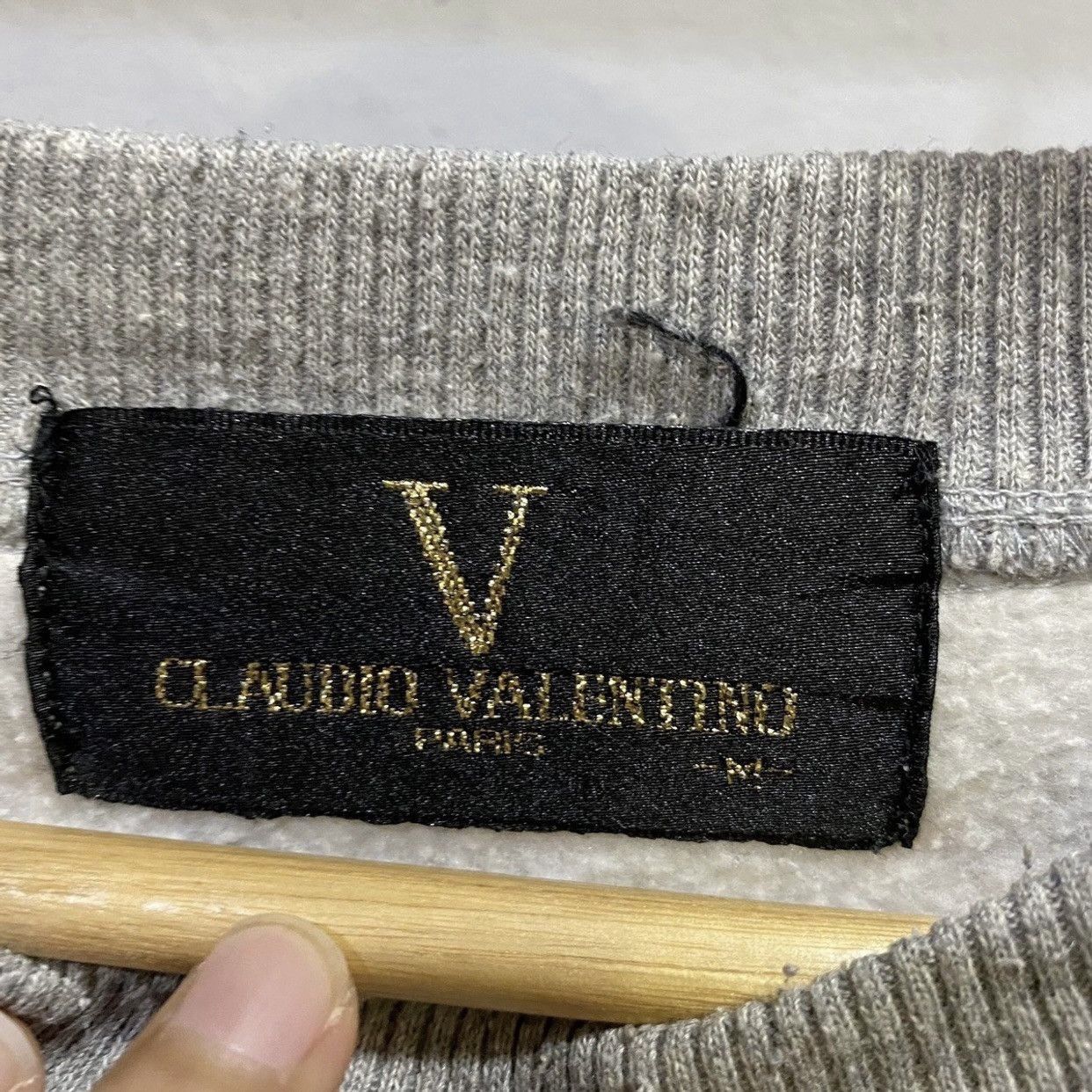 Valentino × Vintage Vintage Claudio Valentino sweatshirt Size US M / EU 48-50 / 2 - 4 Thumbnail