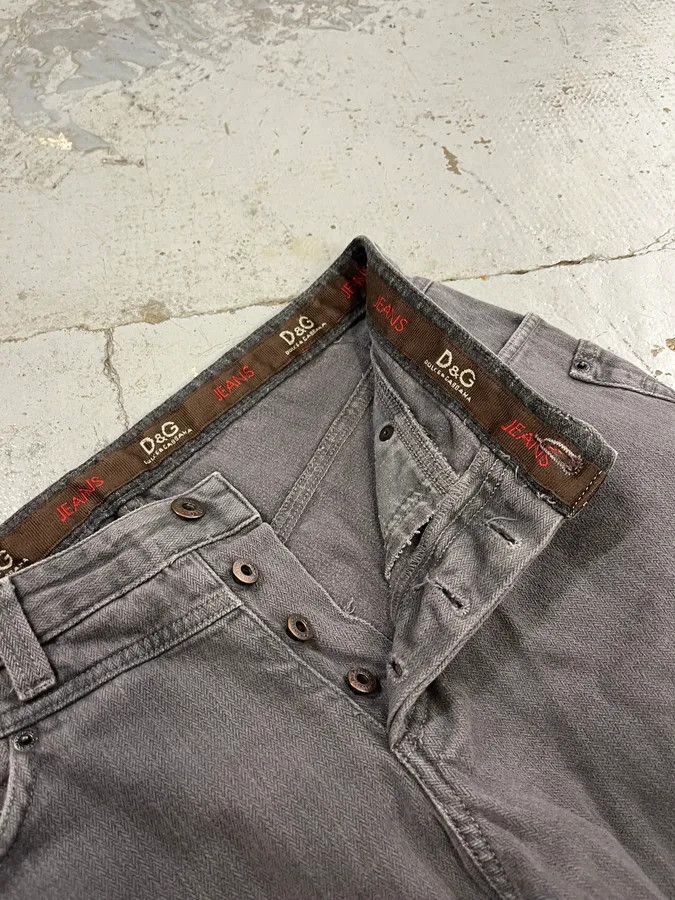 Dolce & Gabbana AW2003 Dolce & Gabbana Worker Grey Pants Size US 32 / EU 48 - 10 Thumbnail