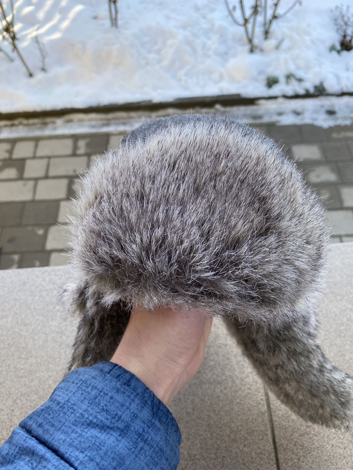 Hysteric Glamour × Vintage Crazy Y2k Mohair Fuzzy Hat Ushanka Punk Winter Size ONE SIZE - 7 Thumbnail