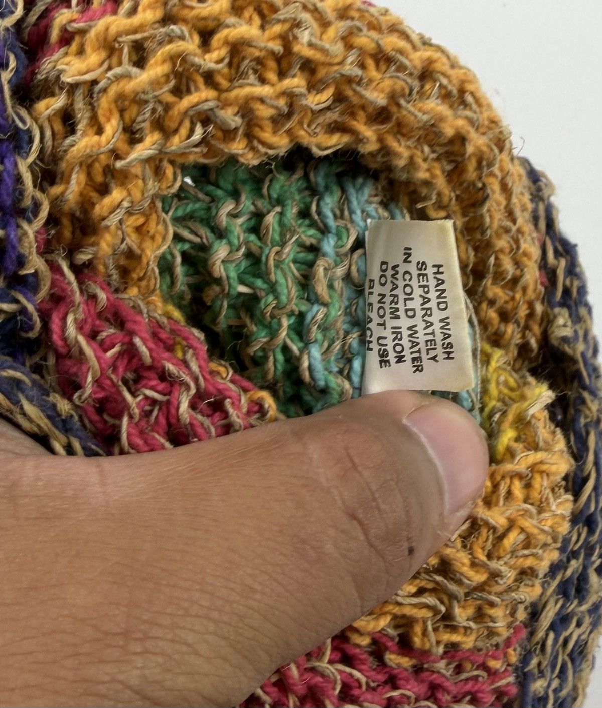 Japanese Brand made in nepal multicolor hemp hat tc44 Size ONE SIZE - 5 Thumbnail