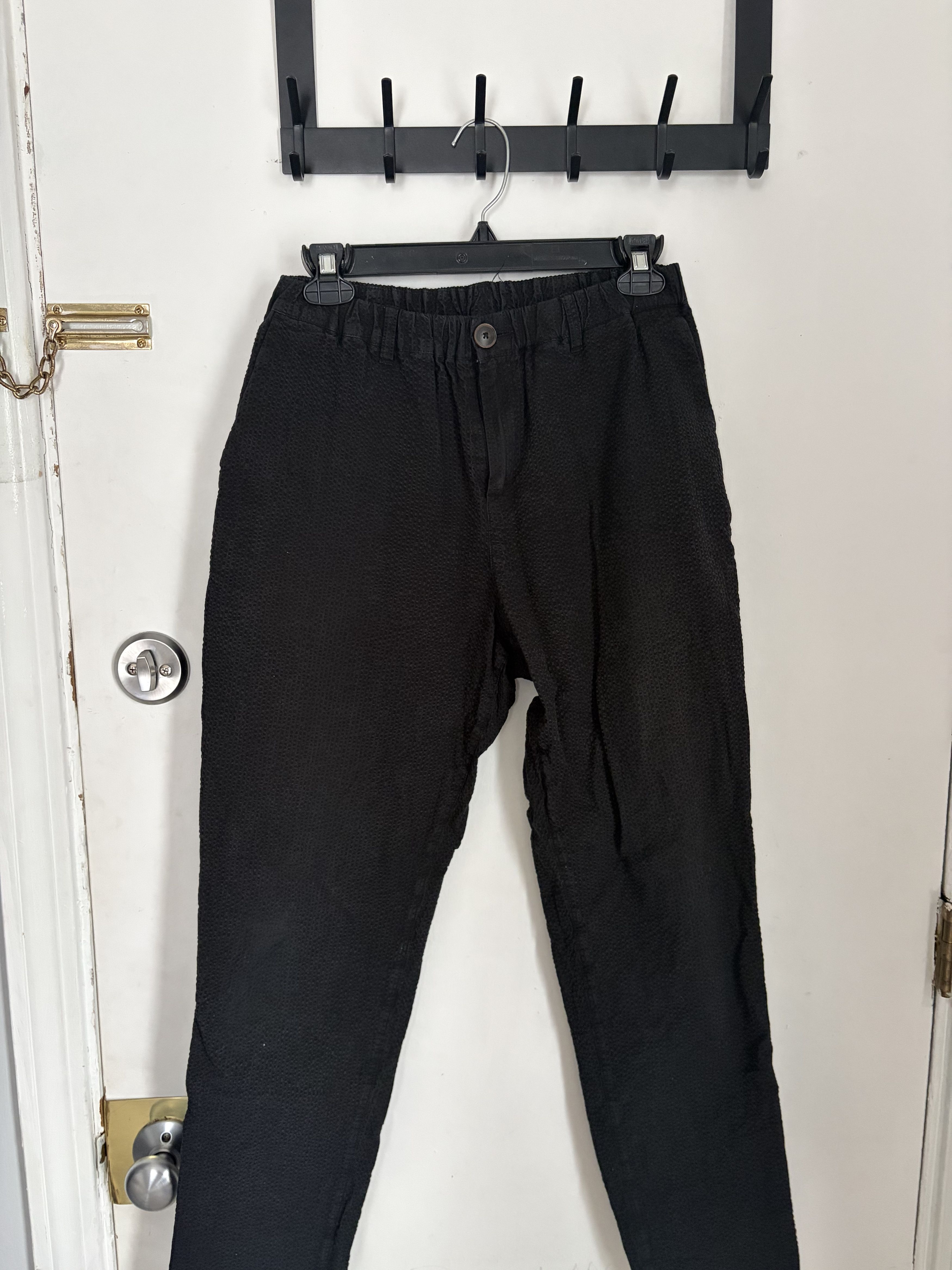 A Kind Of Guise A Kind of Guise Elasticated Wide Trousers in Seersucker Size US 30 / EU 46 - 1 Thumbnail