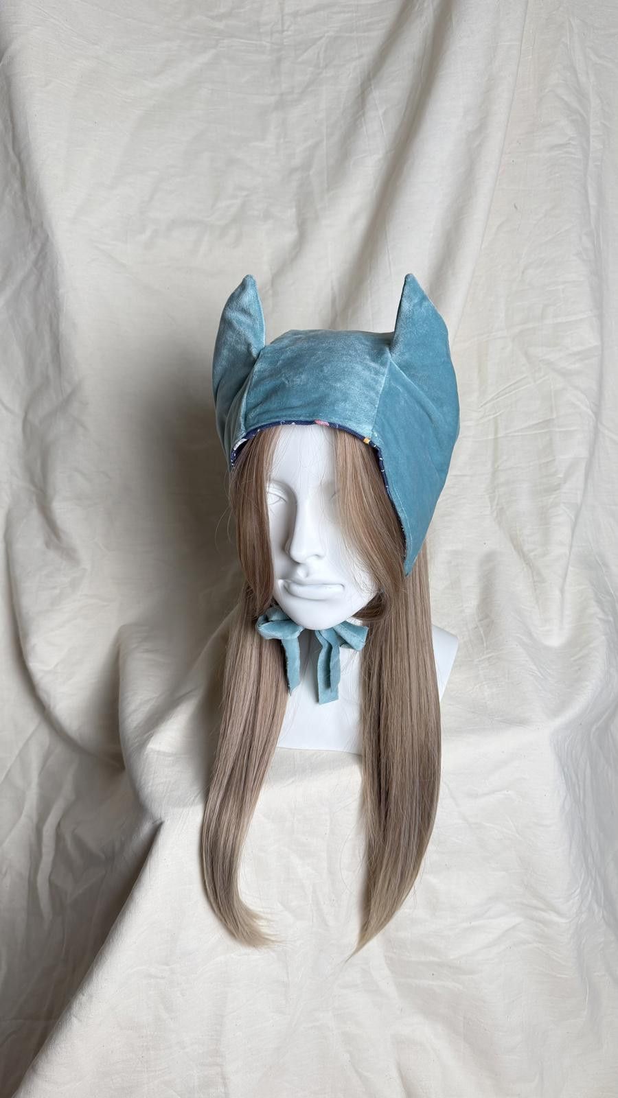 Other Handmade Reversible Hello Kitty Cat Ear Hat - Kawaii Cosplay Size ONE SIZE - 4 Thumbnail