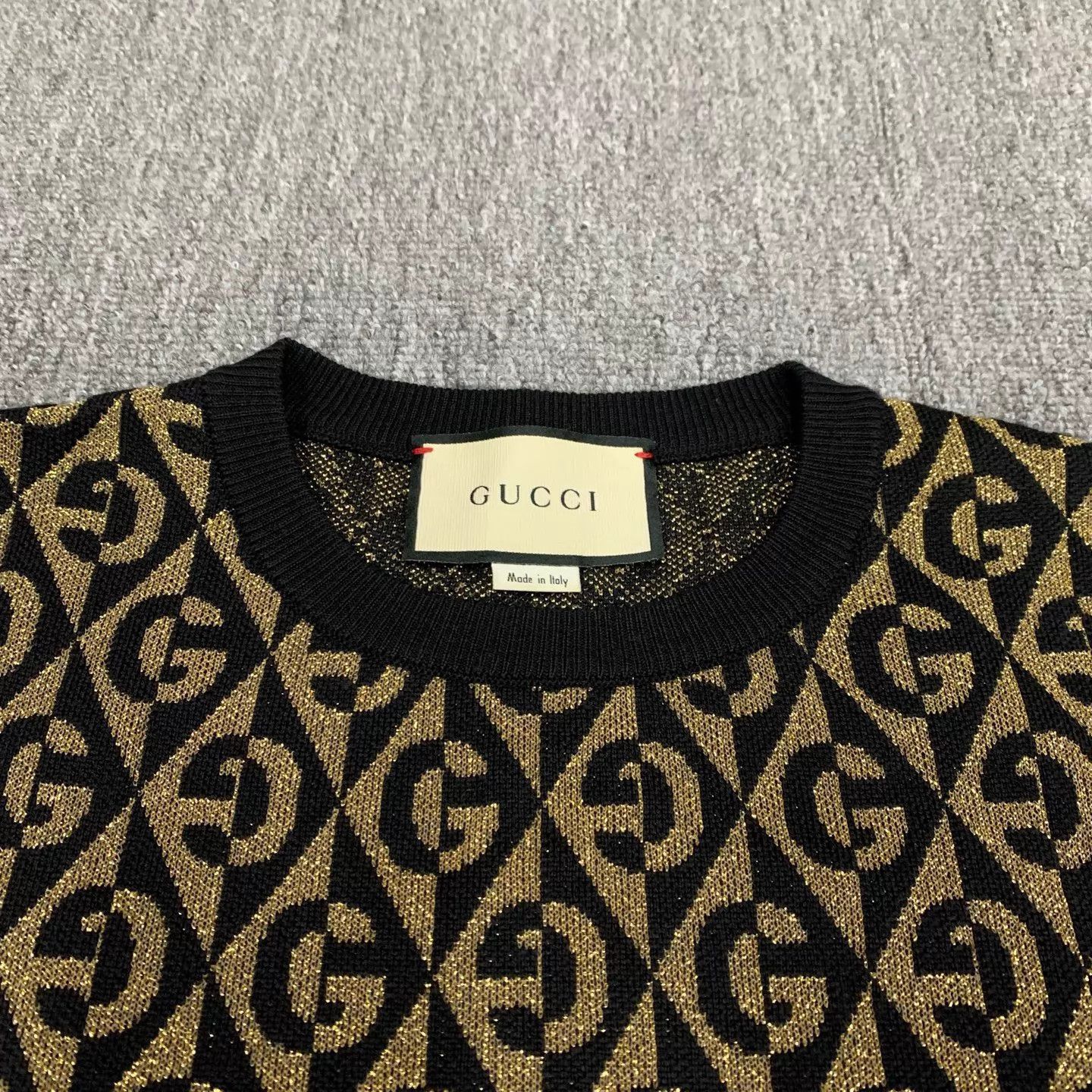 Gucci Gucci Wool GG Allover Print Short Sleeve M 98 New Size M / US 6-8 / IT 42-44 - 8 Thumbnail