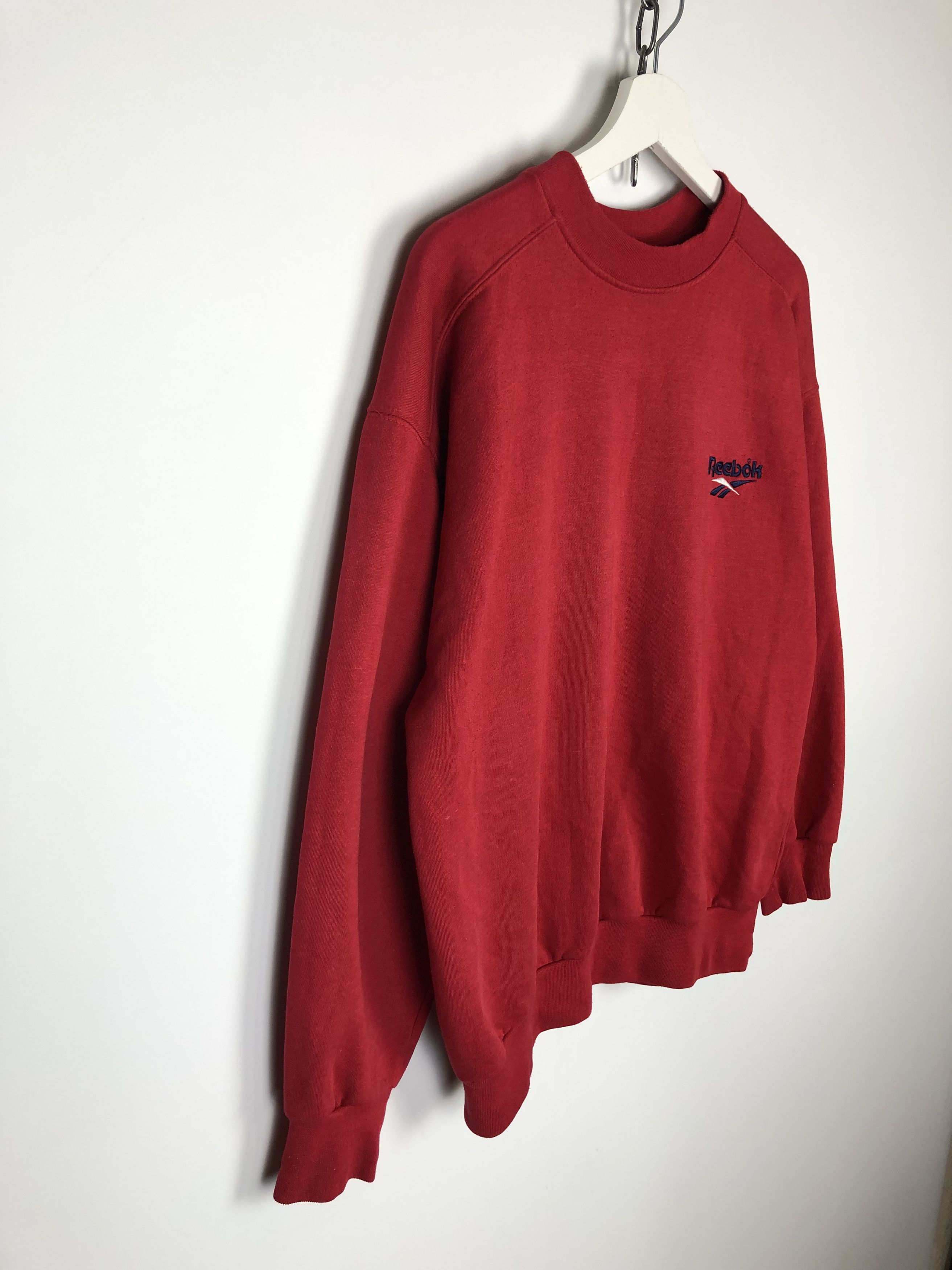 Reebok Reebok Vintage Sweathsirt Crewneck Logo Red size S Size US S / EU 44-46 / 1 - 5 Thumbnail