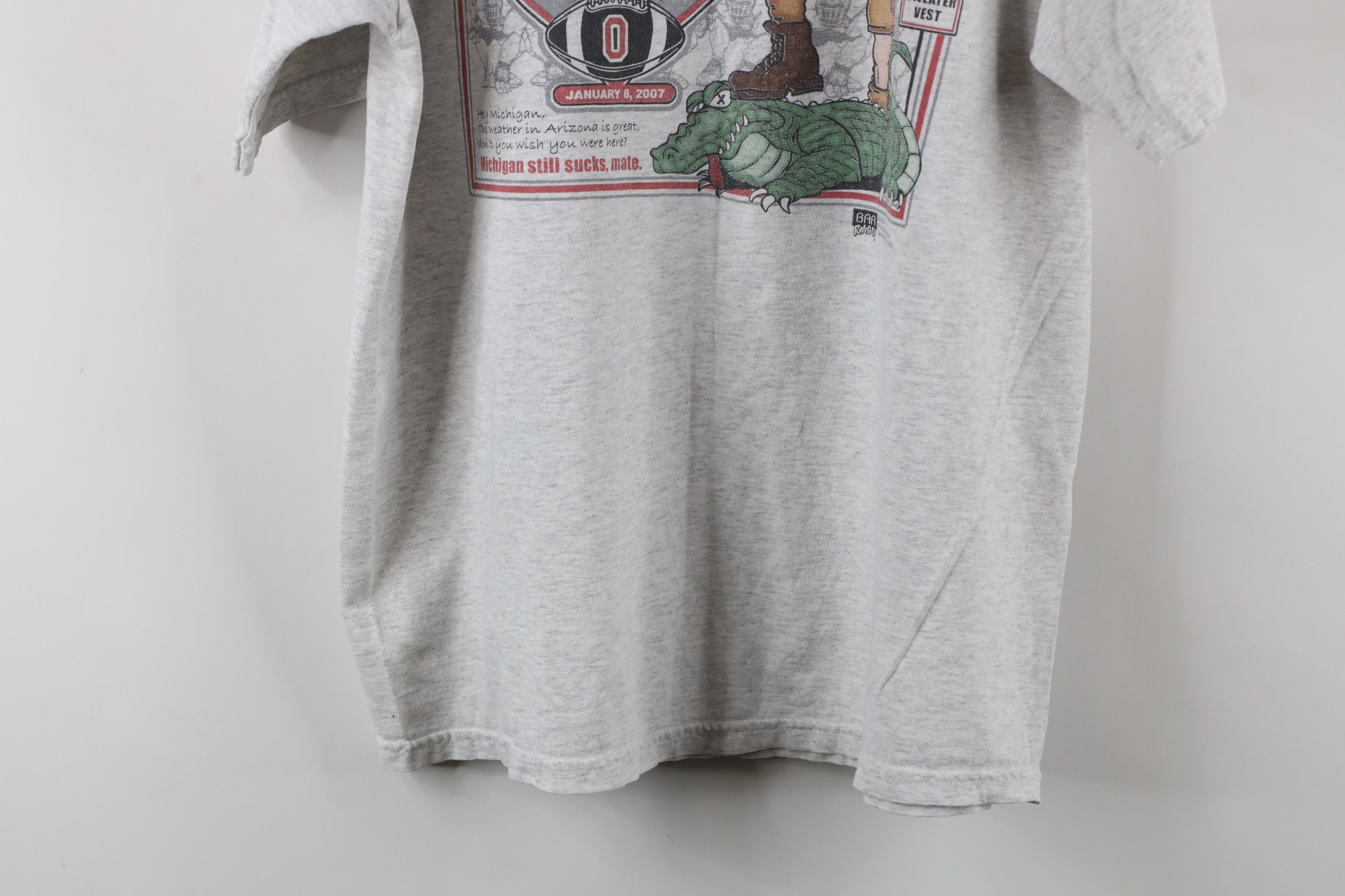 Vintage Vintage Y2K Championship Ohio State Football T-Shirt Gray Size US XL / EU 56 / 4 - 17 Thumbnail