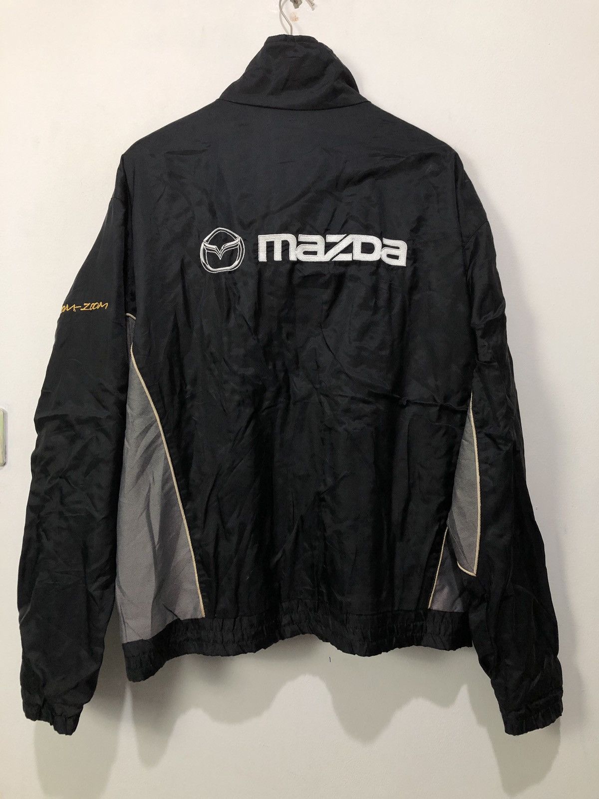 image of Racing x Vintage Mazda Jacket in Black, Men's (Size Large)