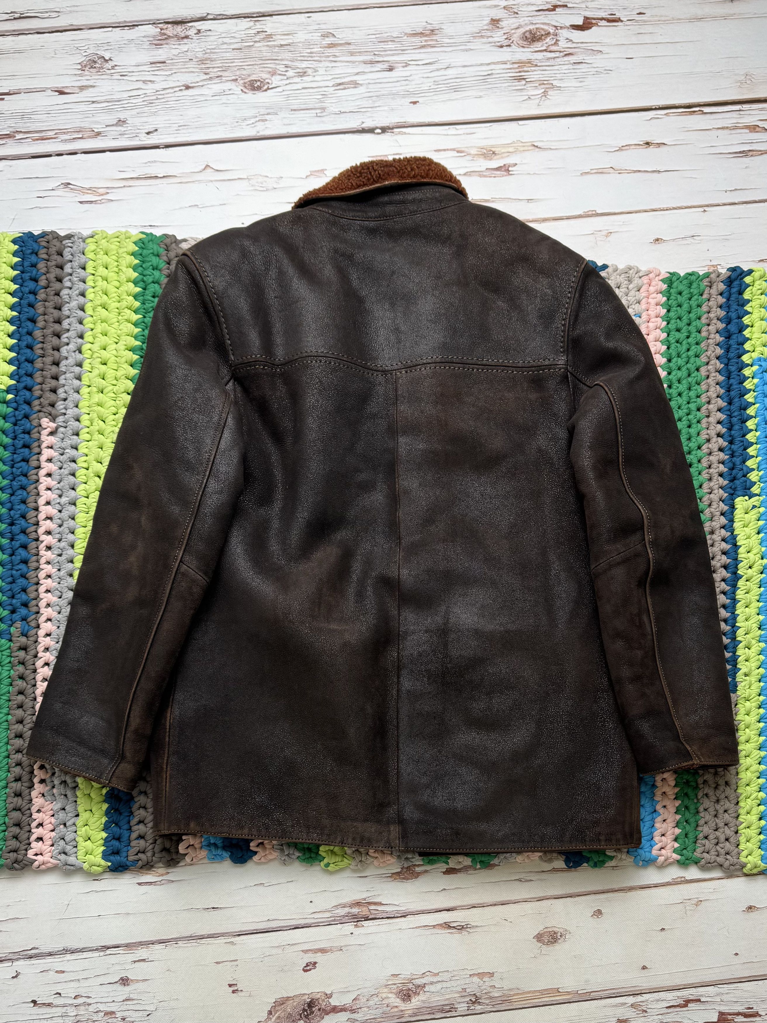 Japanese Brand Vintage Real Sheepskin Coat (ET1)(D15) Size US S / EU 44-46 / 1 - 8 Thumbnail