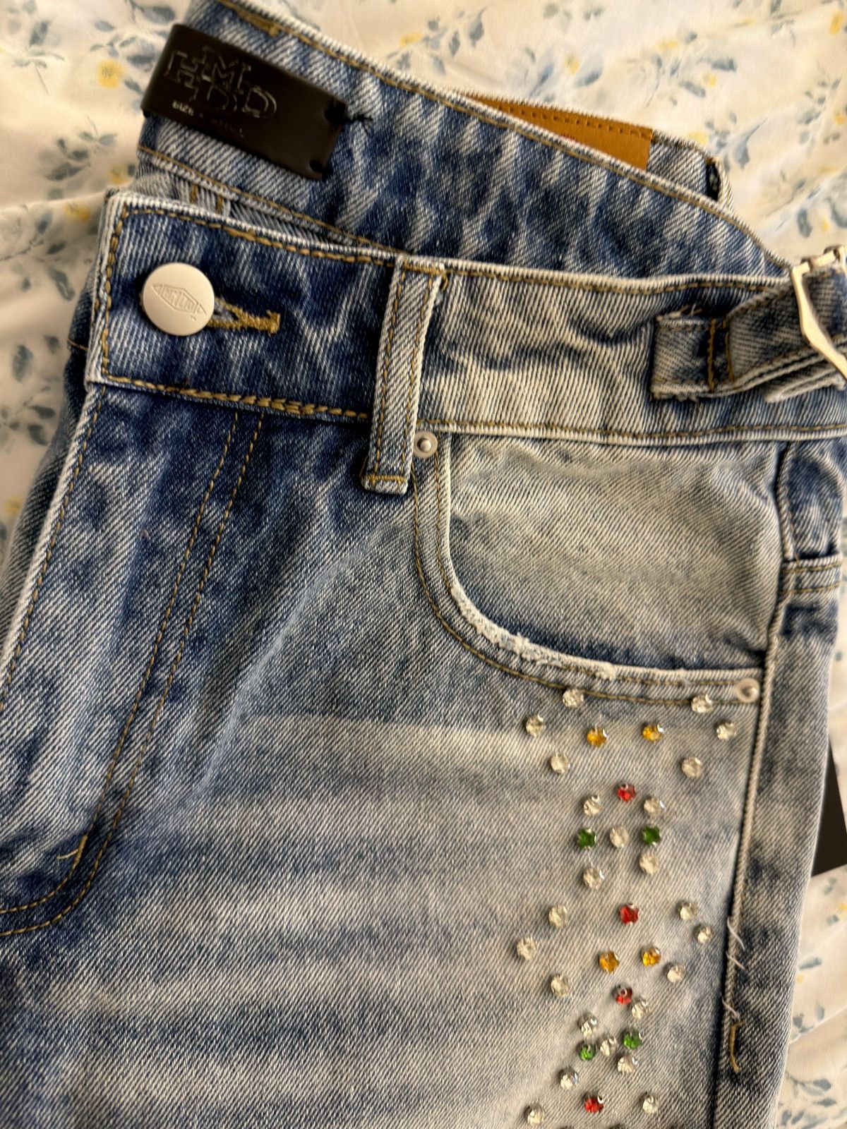HMDD HMDD H-STAR CRYSTAL JORTS Size US 30 / EU 46 - 5 Thumbnail