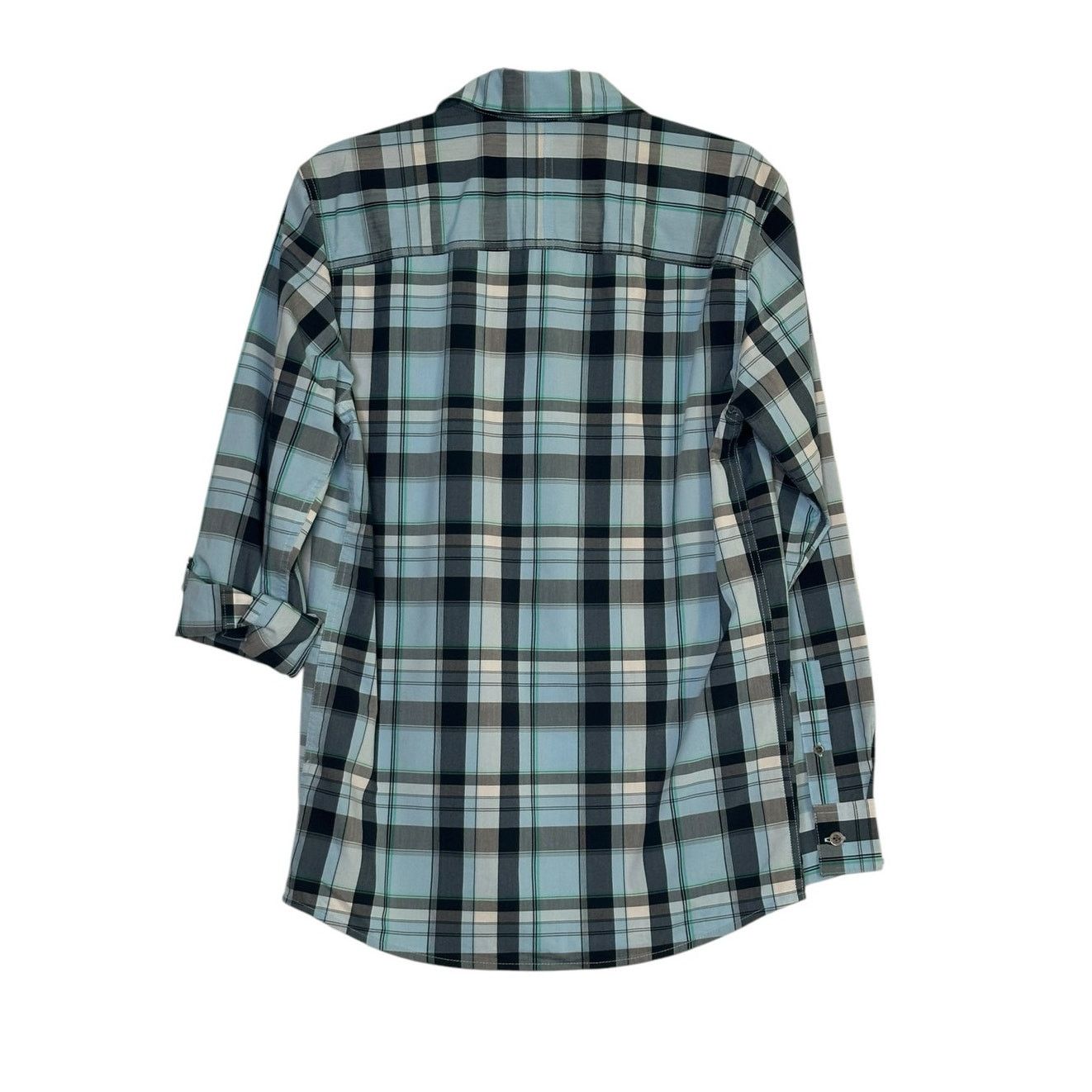Wrangler Wrangler Blue Plaid ATG Utility Regular Fit Shirt size S Size US S / EU 44-46 / 1 - 2 Thumbnail