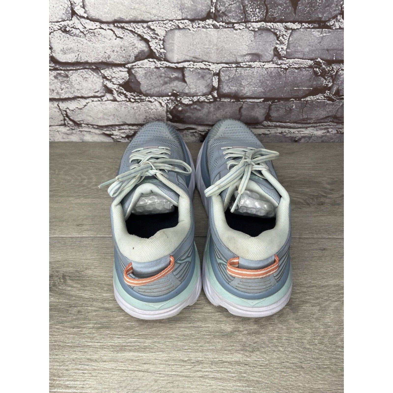 Hoka Hoka One One Bondi 7 1110519 Blue Synthetic Running Shoes Wo Size US 9 / IT 39 - 5 Thumbnail