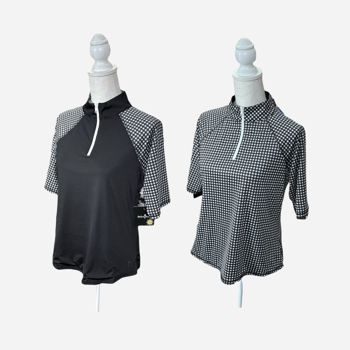 Other Belyn Key Women’s Reversible Half Sleeve Polo Shirt Sz S Size S / US 4 / IT 40 - 1 Thumbnail