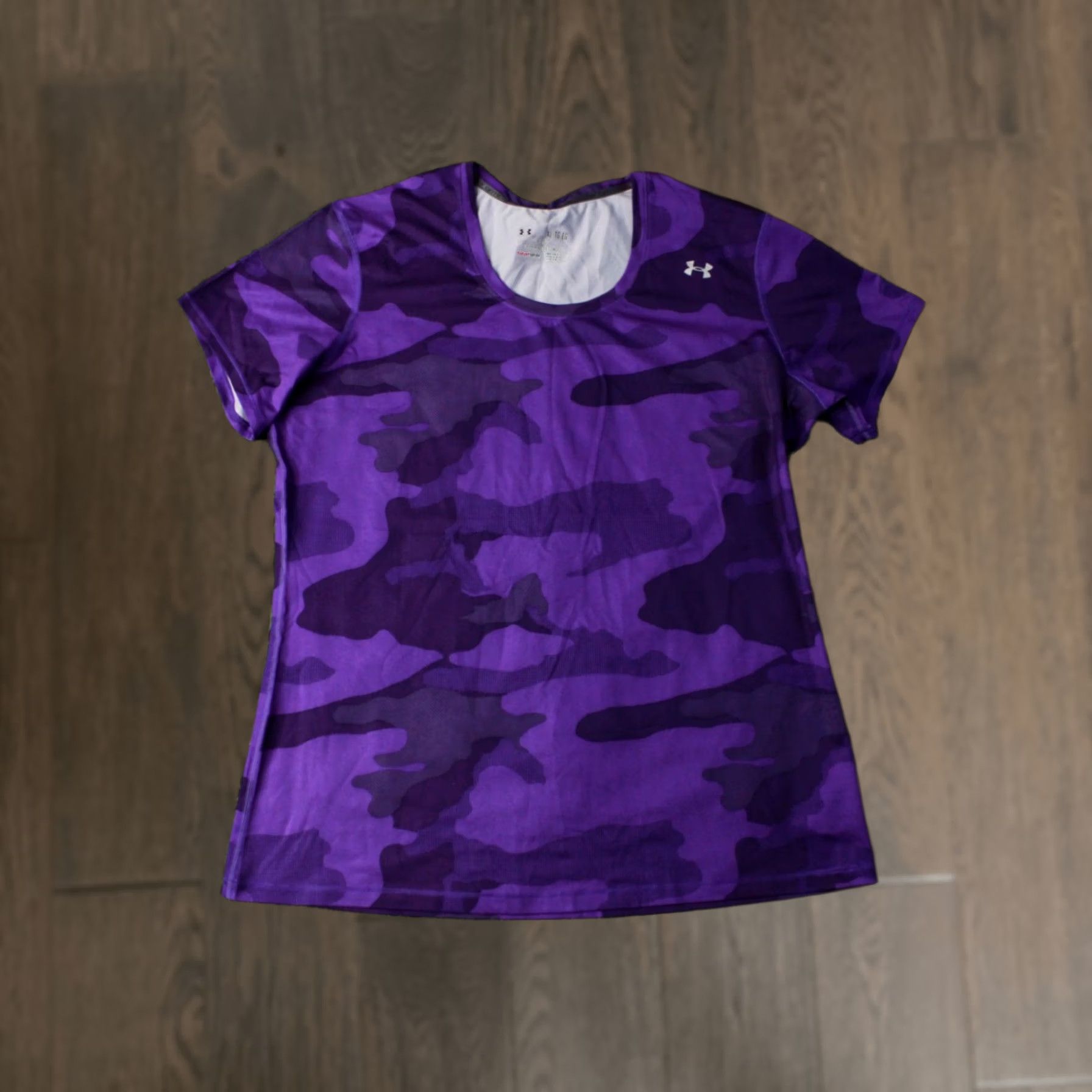 Under Armour UNDER ARMOUR HEATGEAR ORIGINAL WOMEN COMPRESSION TRAINING SHIRT JERSEY XL Purple Short Sleeve T-Shirt XS? Size XL / US 12-14 / IT 48-50 - 1 Thumbnail