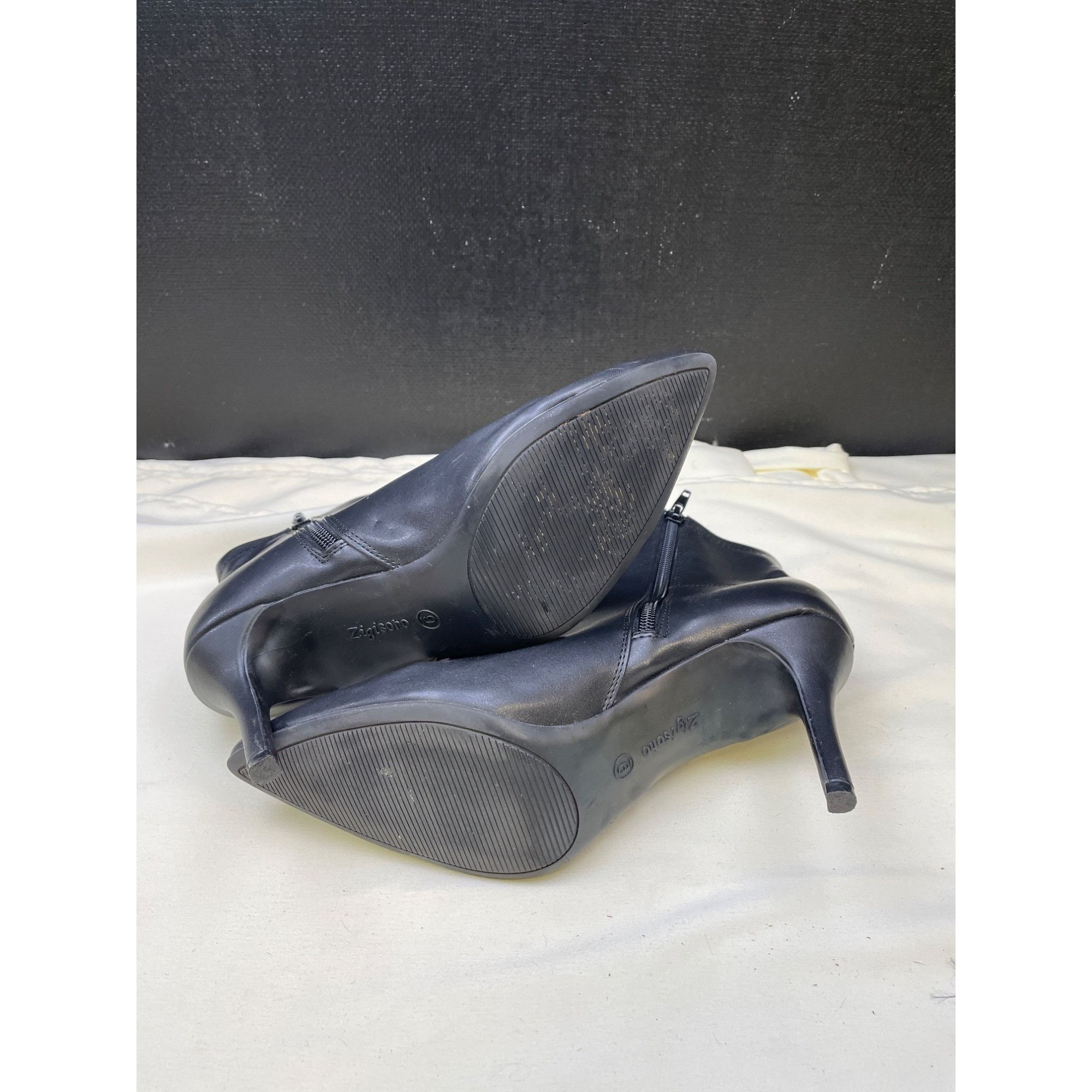 Other Zigisoho Womens Black Ankle Boots Shoes Heels Size 9 SKU 653 Size US 9 / IT 39 - 6 Thumbnail