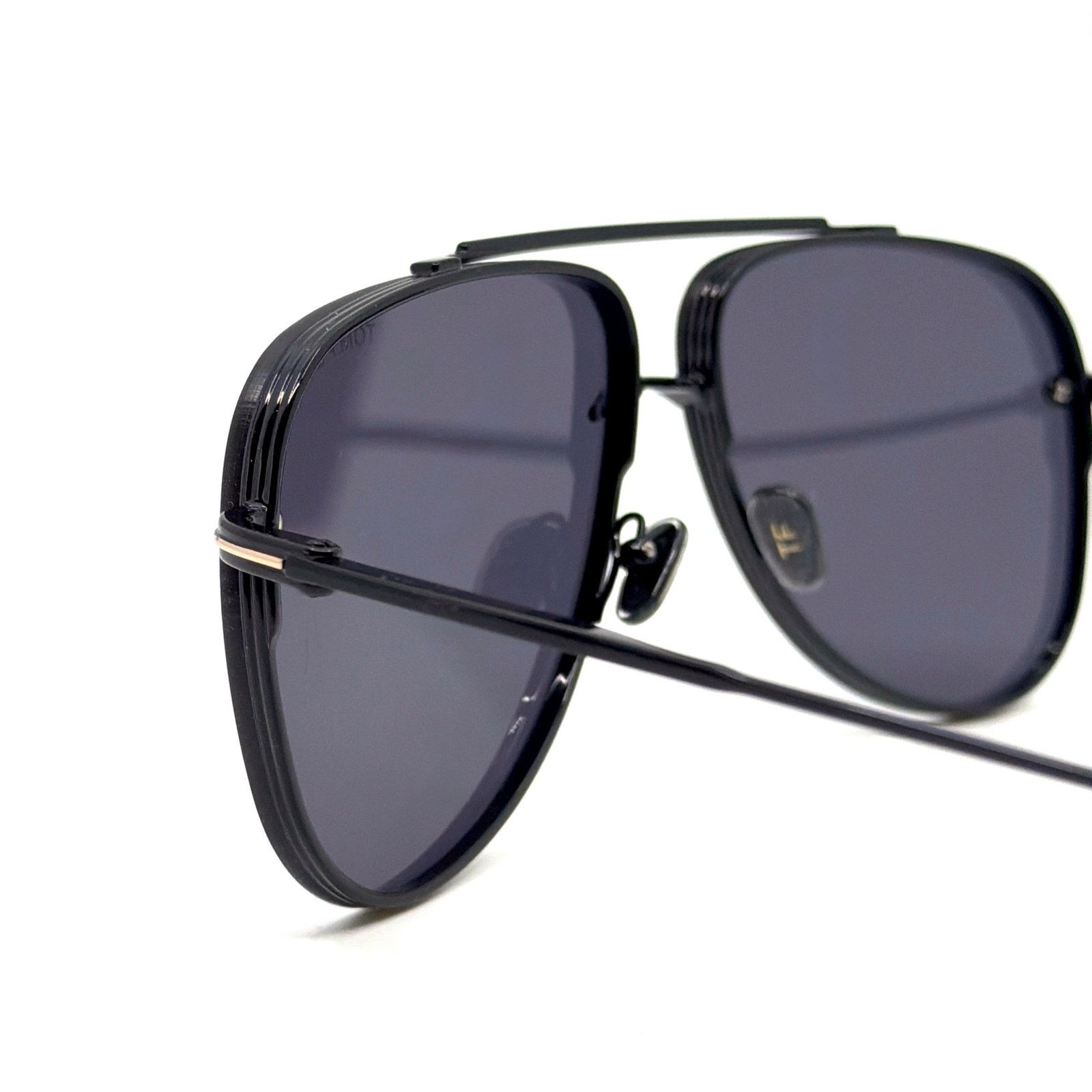 Tom Ford New, TOM FORD Leon Sunglasses TF1071 01A Authentic Size ONE SIZE - 7 Thumbnail