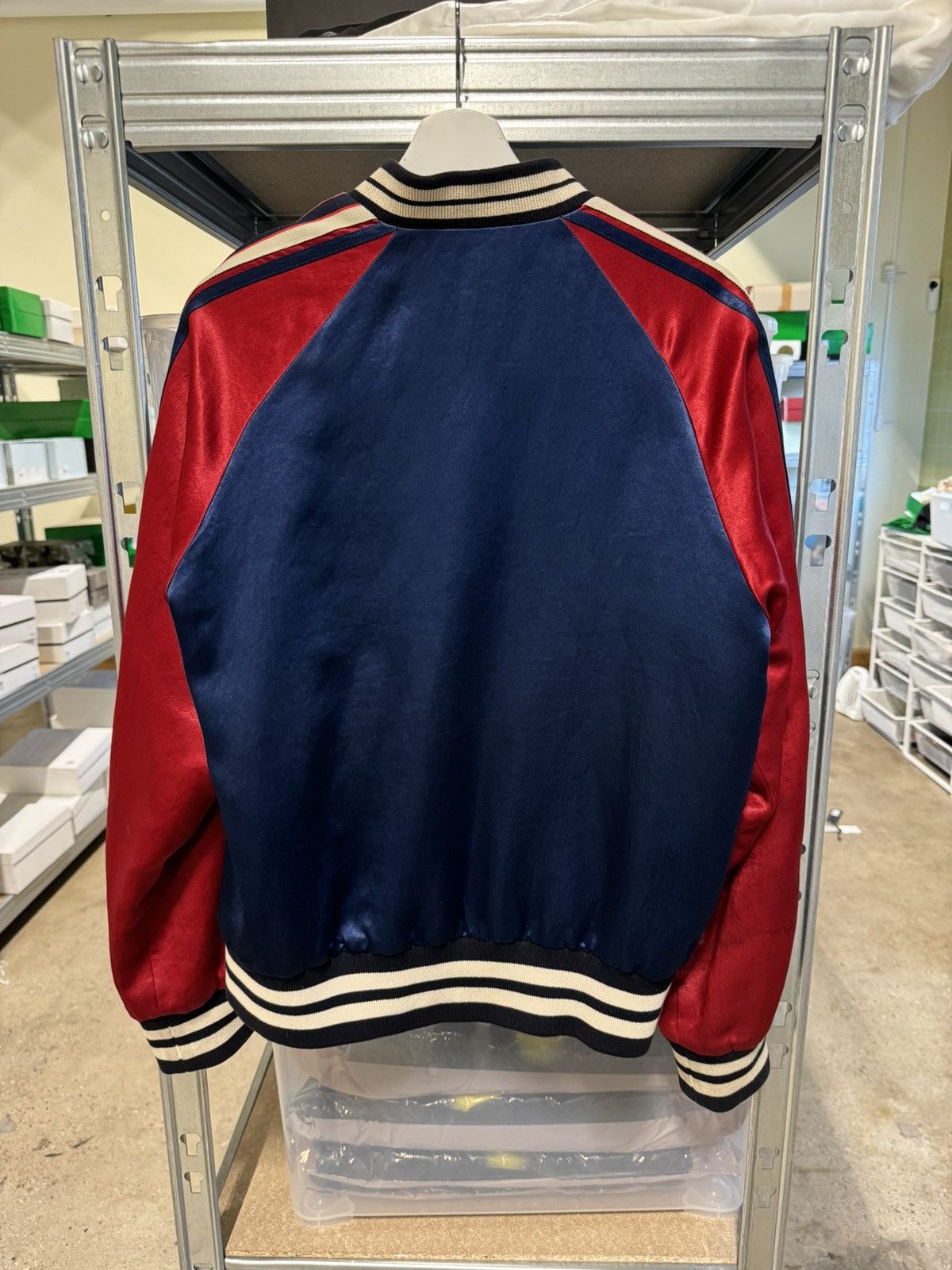 Gucci Gucci Logo Striped Varsity Jacket Rare 3000$ Size US M / EU 48-50 / 2 - 3 Thumbnail