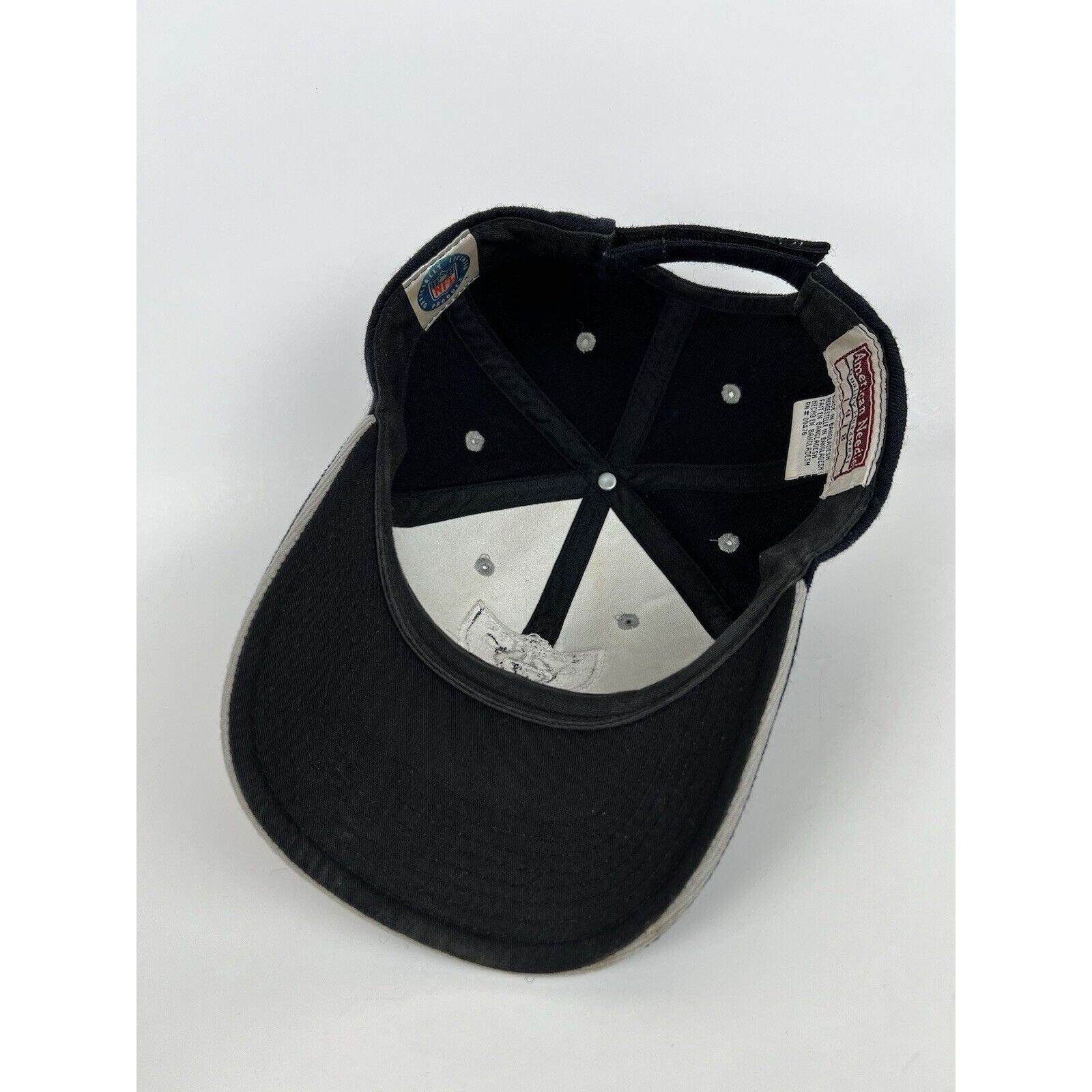 American Needle Vintage Oakland Raiders Strapback Hat American Needle Hook Size ONE SIZE - 7 Thumbnail
