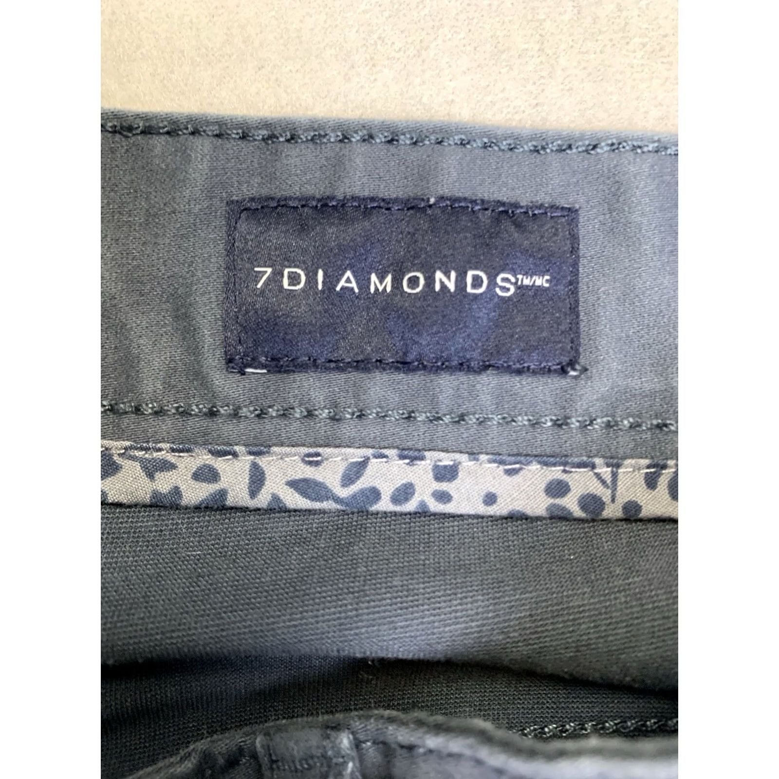 Vintage 7 Diamonds Pants Mens 30x32 Gray Clifton Straight Stretch Preppy Casual Size US 30 / EU 46 - 3 Thumbnail