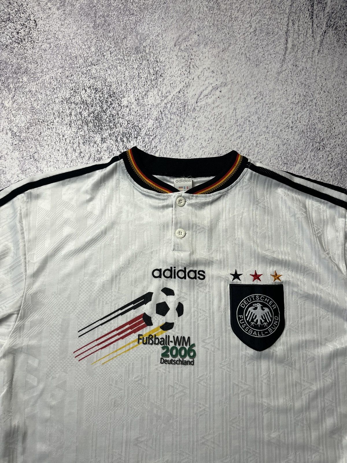 Adidas × Vintage VINTAGE GERMANY 2006 ADIDAS HOME FOOTBALL SHIRT Size US XL / EU 56 / 4 - 5 Thumbnail
