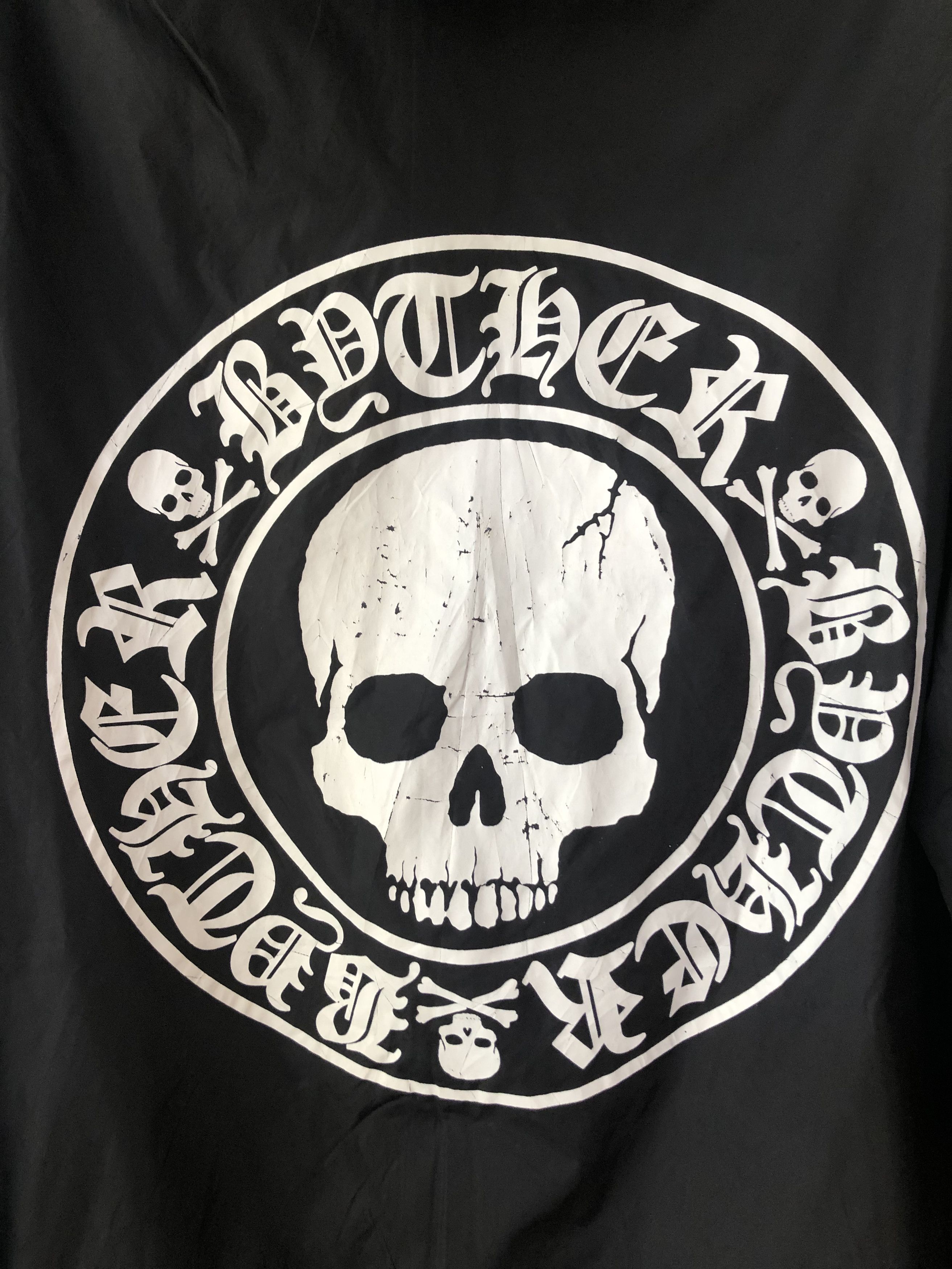 ByTheR BYTHER Skull Logo Printed Mens Jacket Windshield Hoodie Size US L / EU 52-54 / 3 - 2 Thumbnail