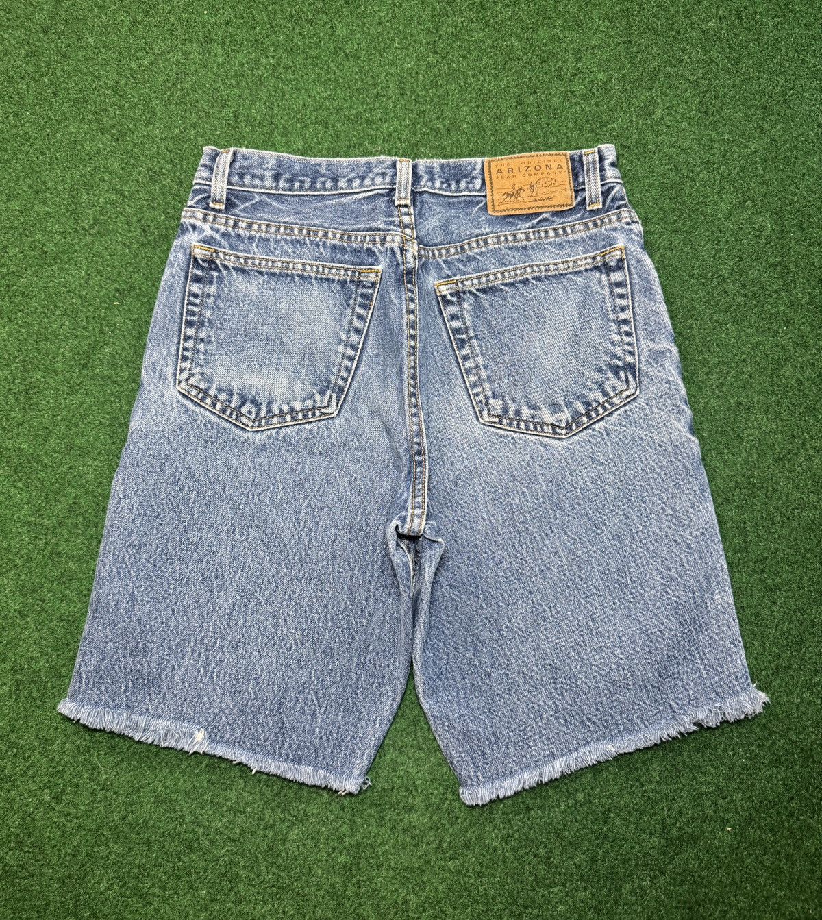 Arizona Jean Co. Vintage 90s Arizona Cutoff Jorts Grunge Skater Denim Shorts Size US 30 / EU 46 - 1 Thumbnail