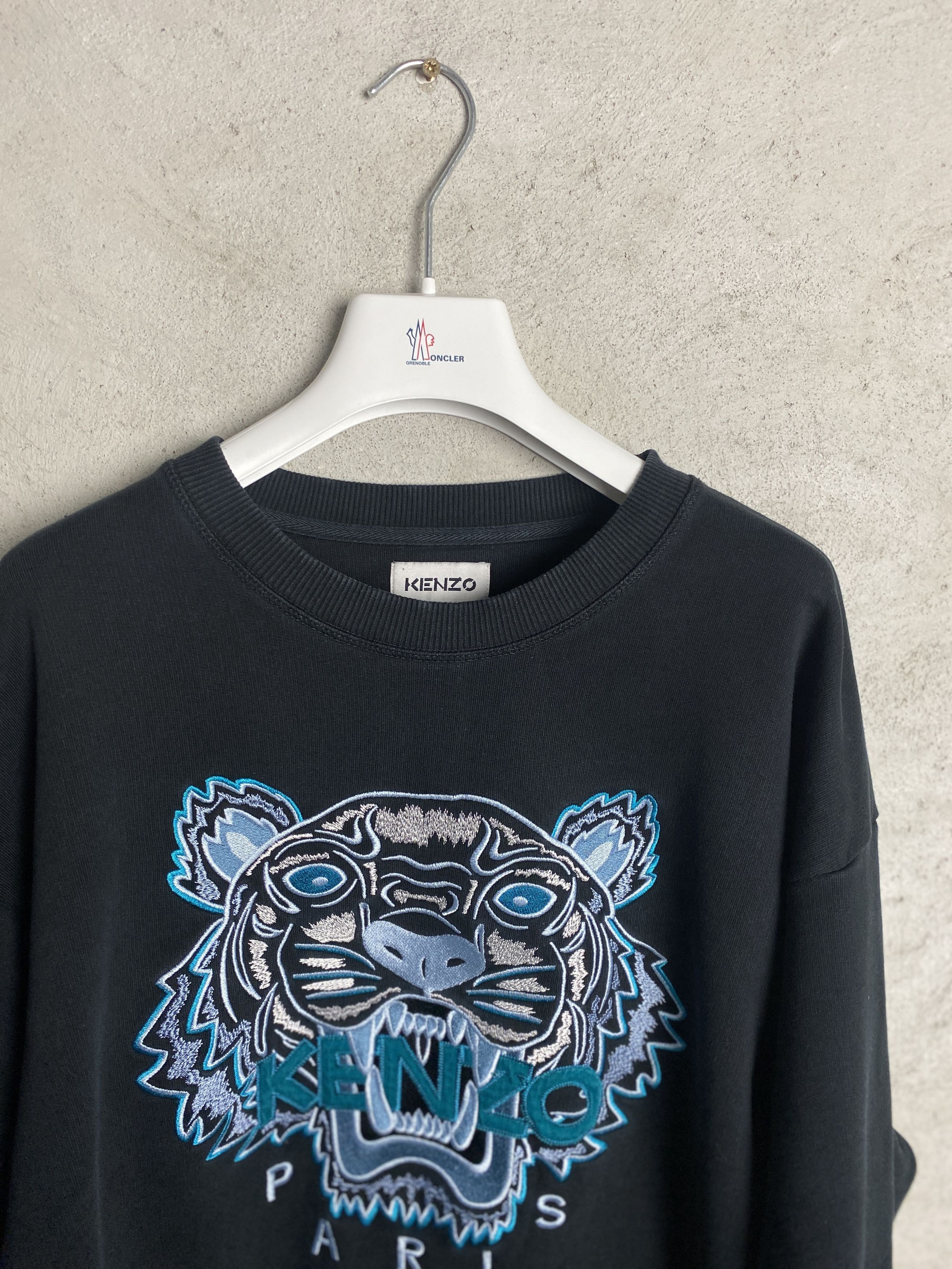 Kenzo Kenzo crewneck sweatshirt big logo embroidered tiger Size US XXL / EU 58 / 5 - 2 Thumbnail