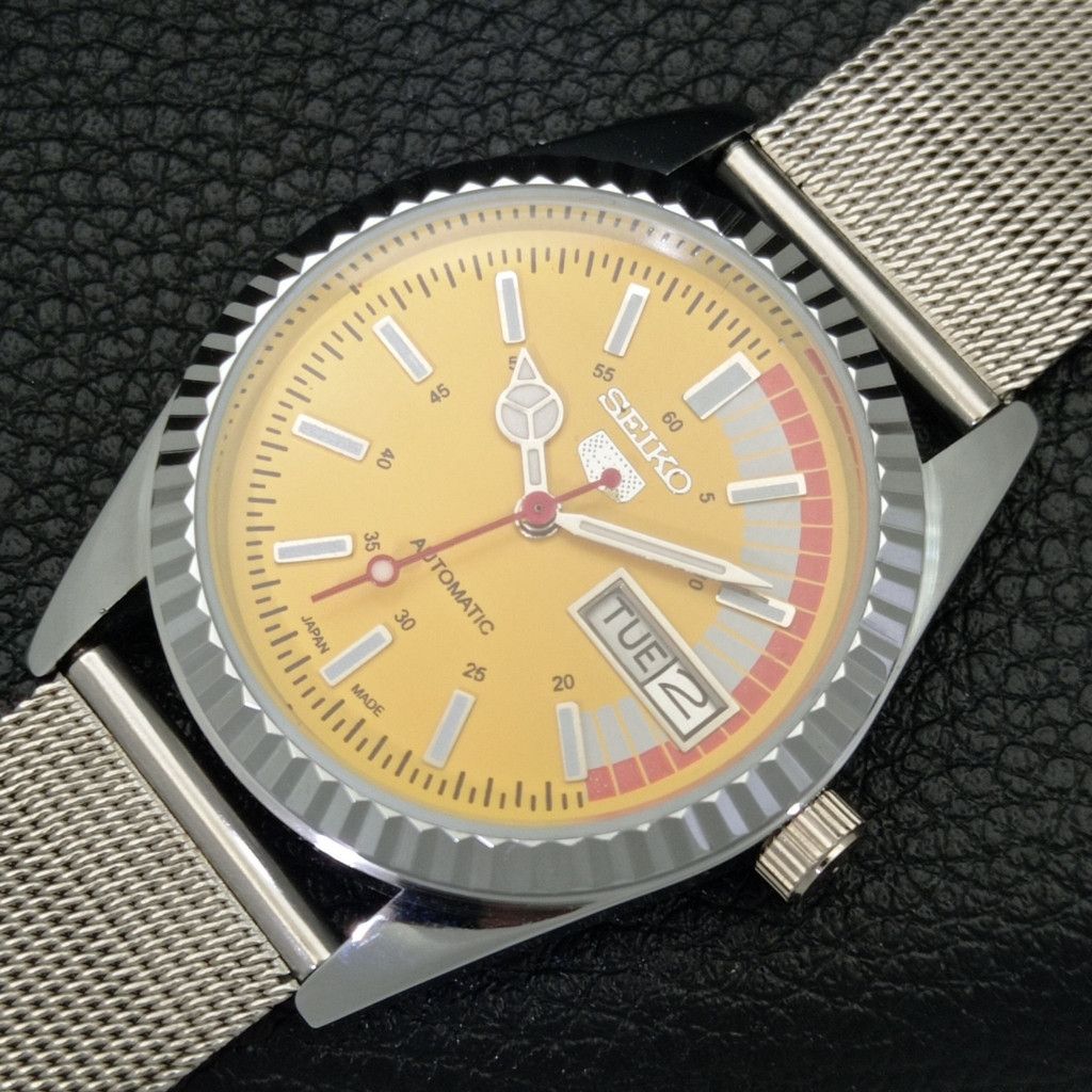 Seiko REFURBISHED VINTAGE SEIKO 5 AUTO JAPAN MENS WATCH a440676 Size 38 - 5 Thumbnail