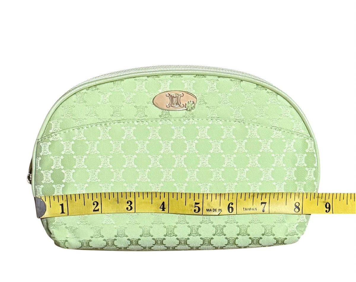 Celine Celine Macadam Vanity Pouch Wallet Light Green Vintage Size ONE SIZE - 6 Thumbnail