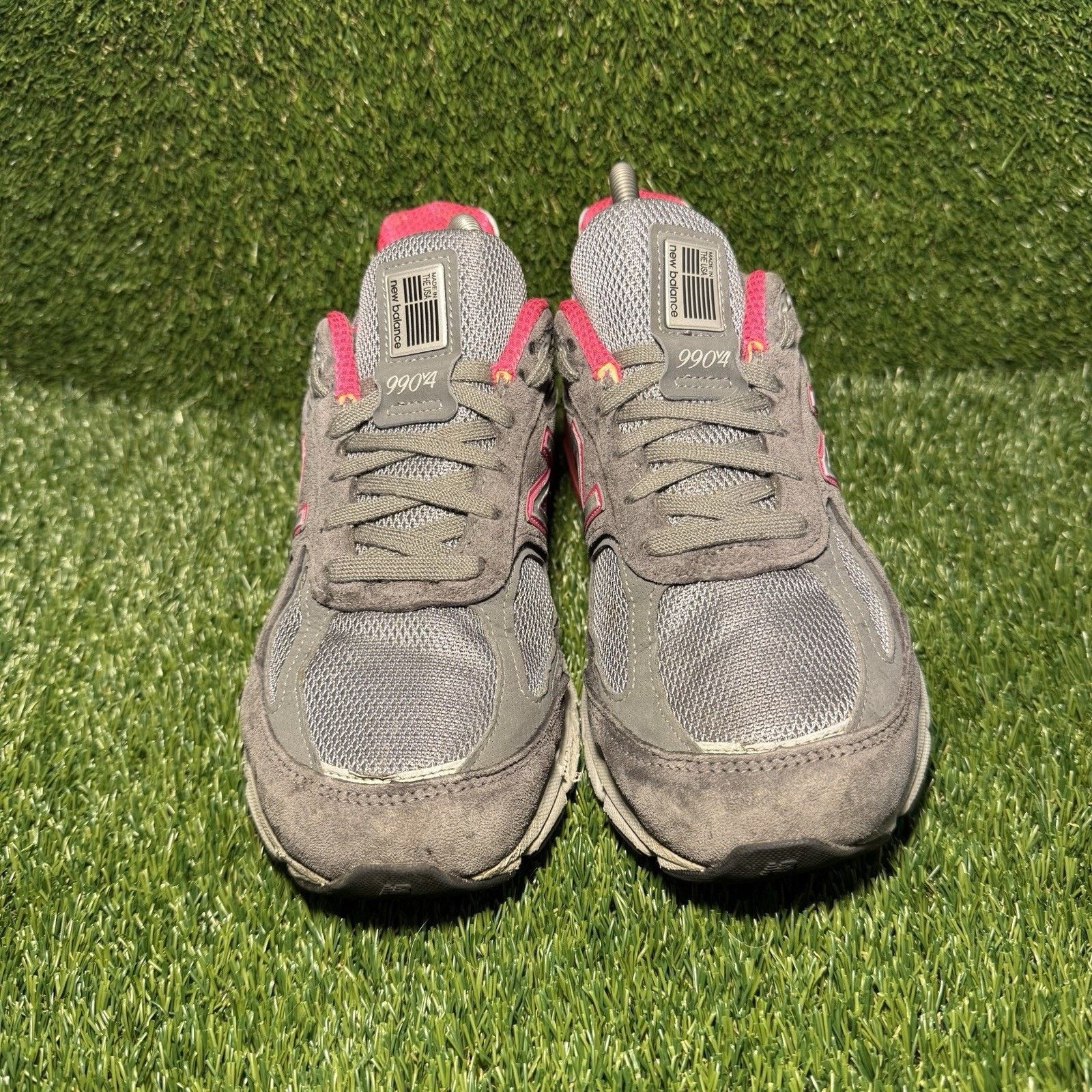 New Balance Size 8 - New Balance 990v4 Made in USA Grey Pink W Size US 8 / IT 38 - 4 Thumbnail