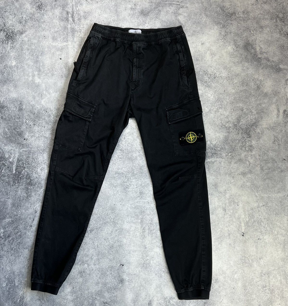STONE  カーゴパンツ W30 ブラック 正規タグ付 STONE ISLAND CARGO PANTS W32 ”BLACK”