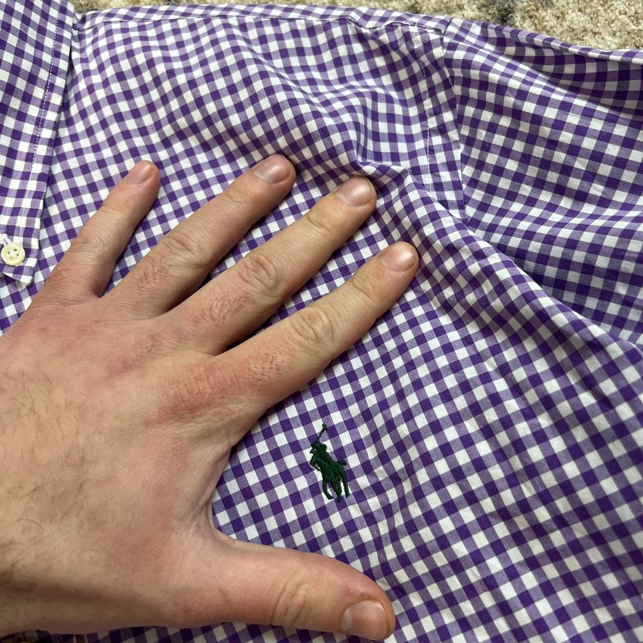 Polo Ralph Lauren Polo Ralph Lauren Luxury Checkered Button Up Shirt Size US XL / EU 56 / 4 - 4 Thumbnail